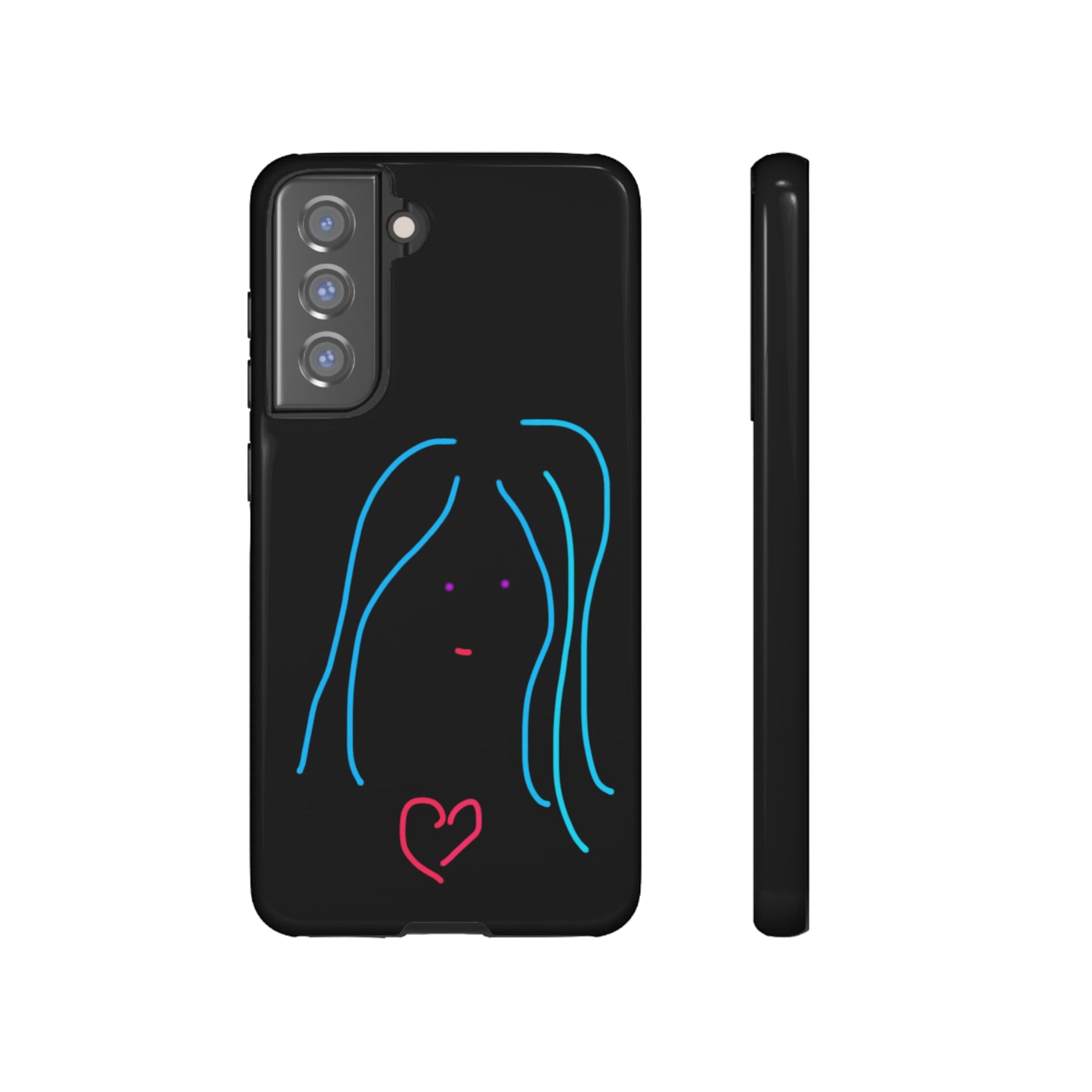 Heart Girl- Tough Cases- 46 Phone Styles