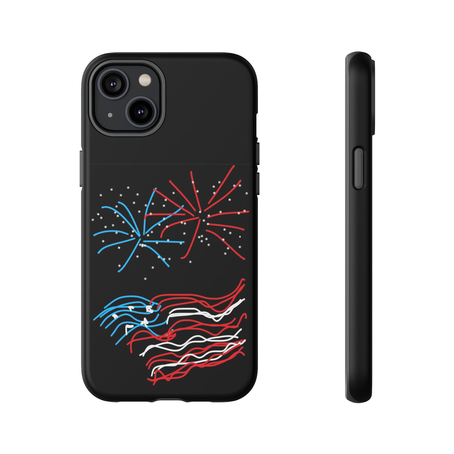 July 4th- Fireworks- Tough Cases- fits 46 phone styles