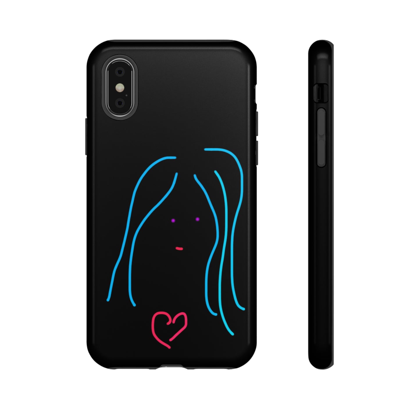Heart Girl- Tough Cases- 46 Phone Styles