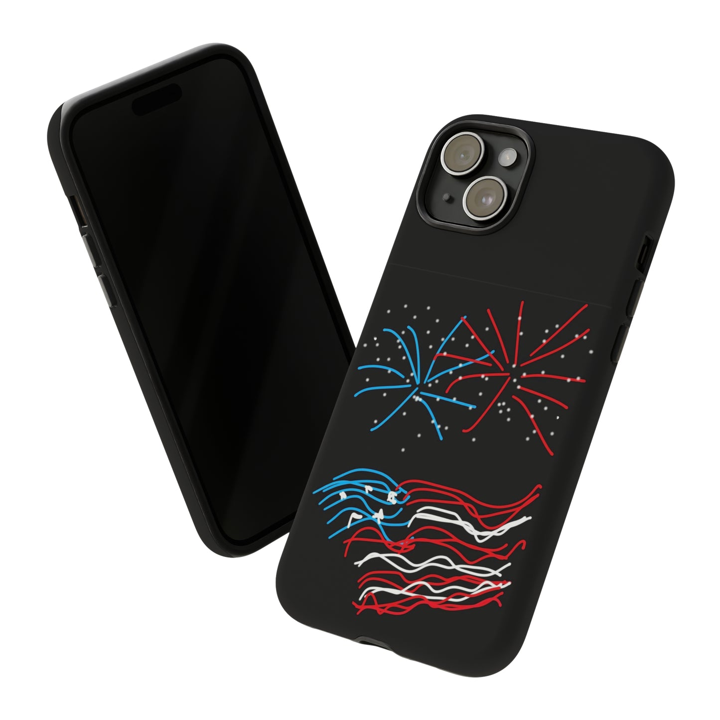 July 4th- Fireworks- Tough Cases- fits 46 phone styles
