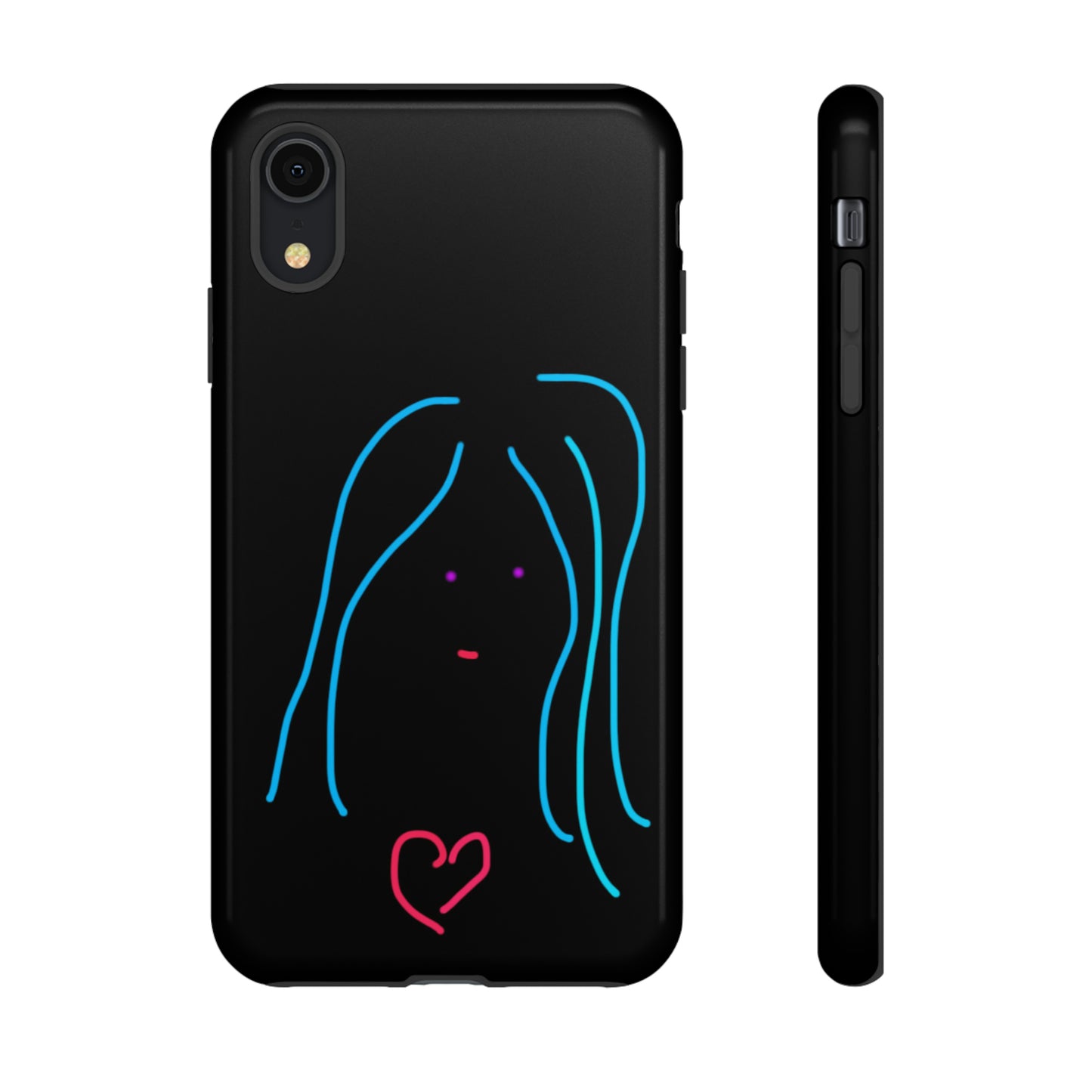 Heart Girl- Tough Cases- 46 Phone Styles