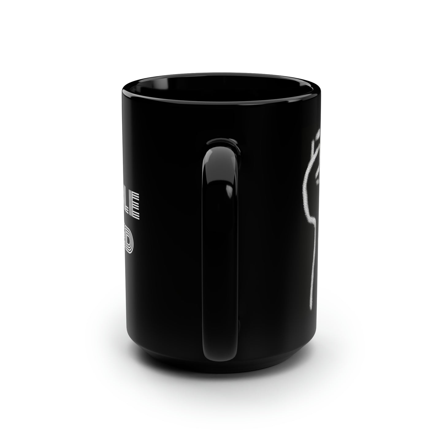 Tattoo- Black Mug, 15oz- Double Fisted