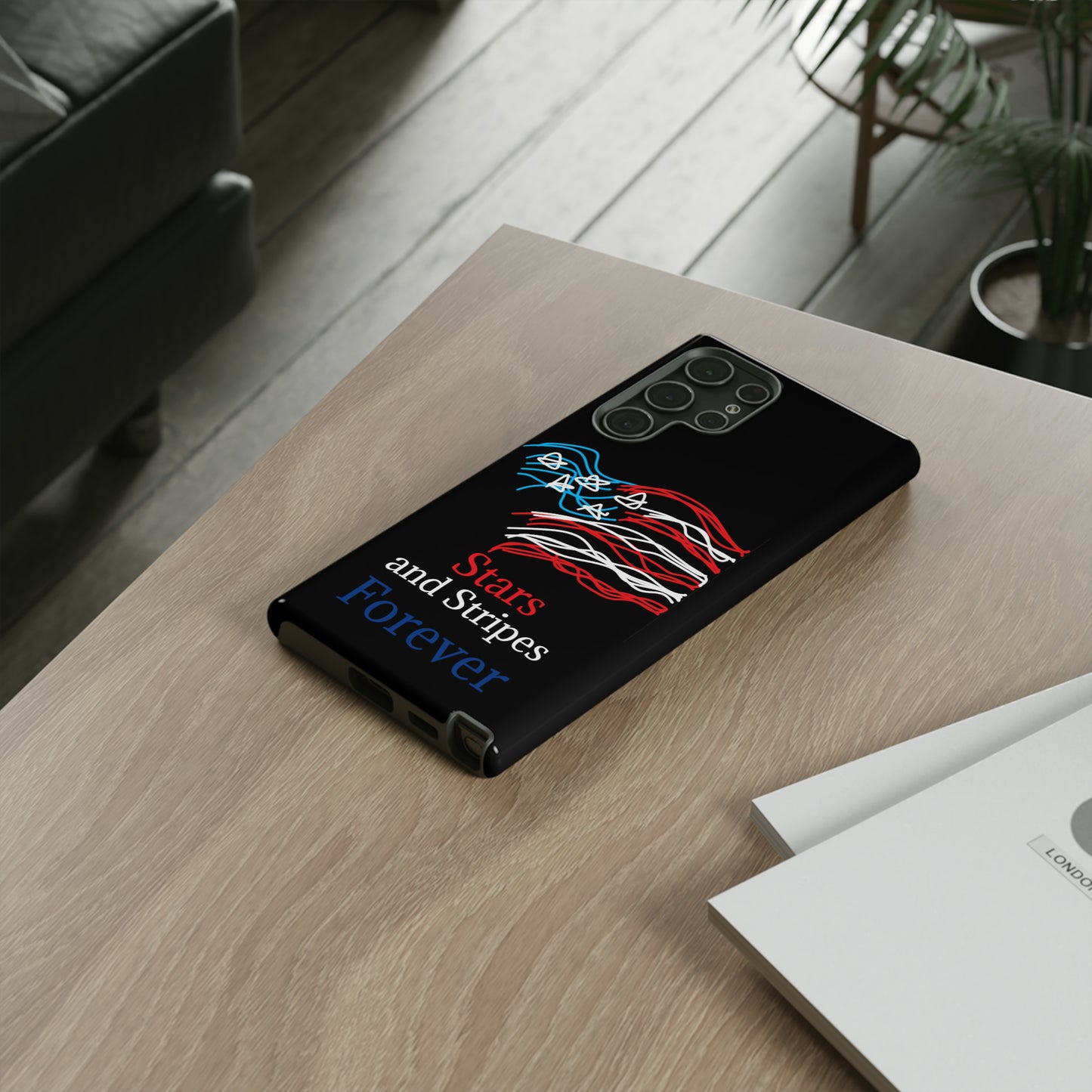 July 4th- Old Glory- Tough Cases- fits 46 styles of phones