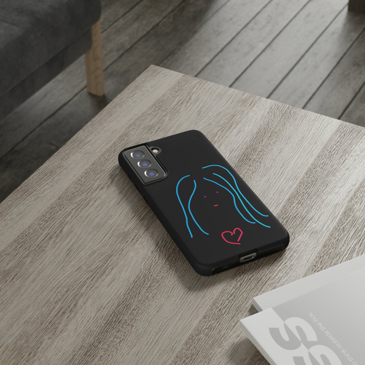 Heart Girl- Tough Cases- 46 Phone Styles