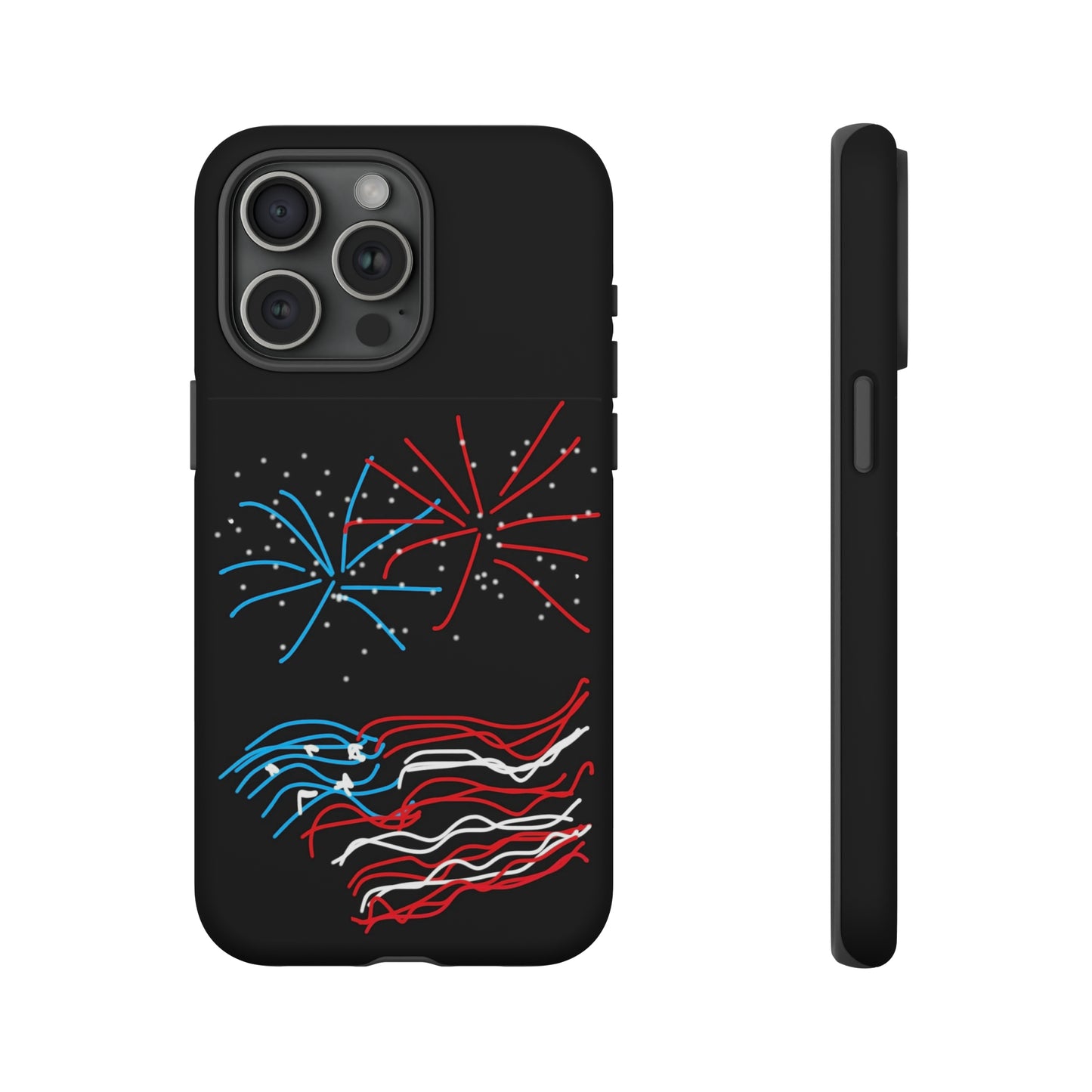 July 4th- Fireworks- Tough Cases- fits 46 phone styles