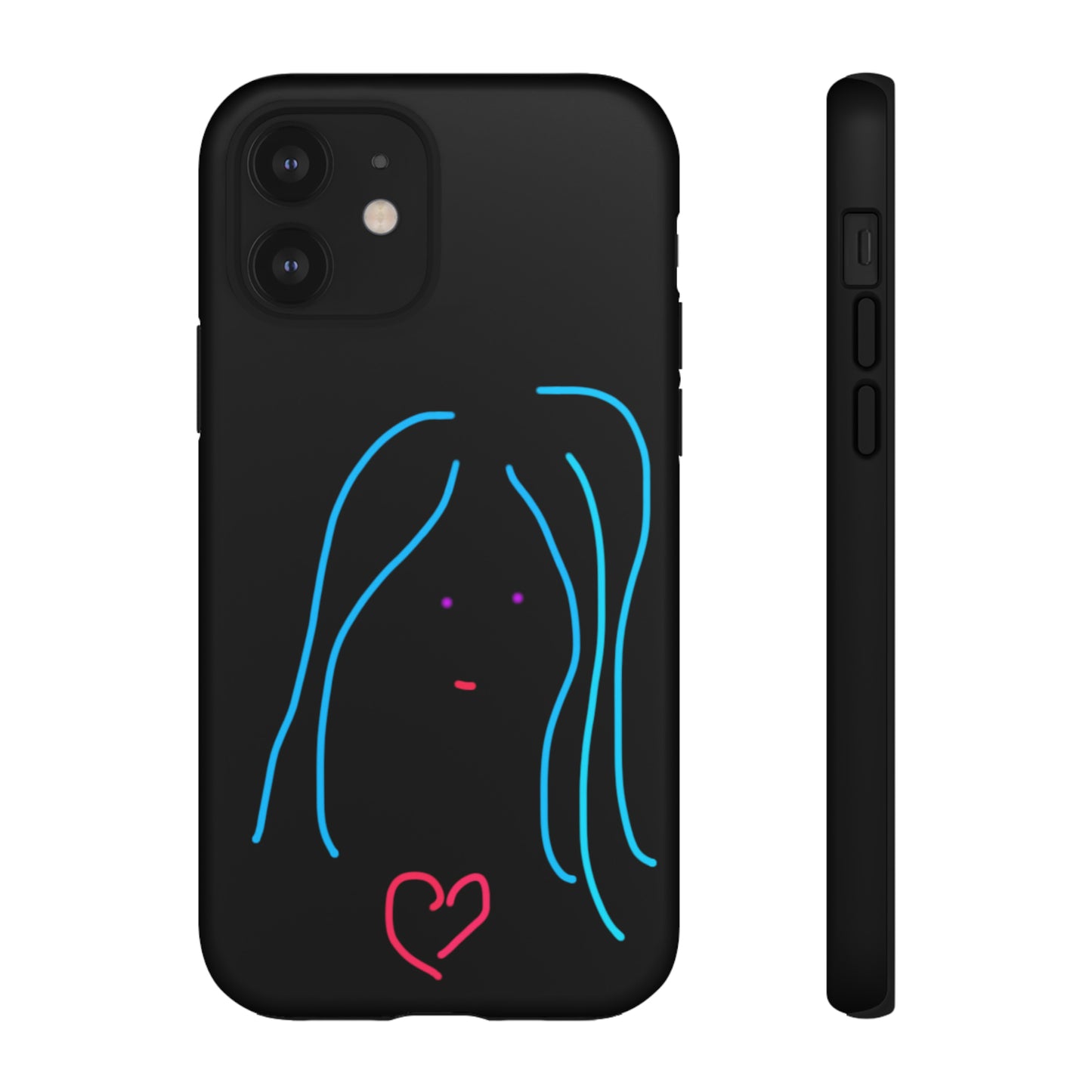 Heart Girl- Tough Cases- 46 Phone Styles