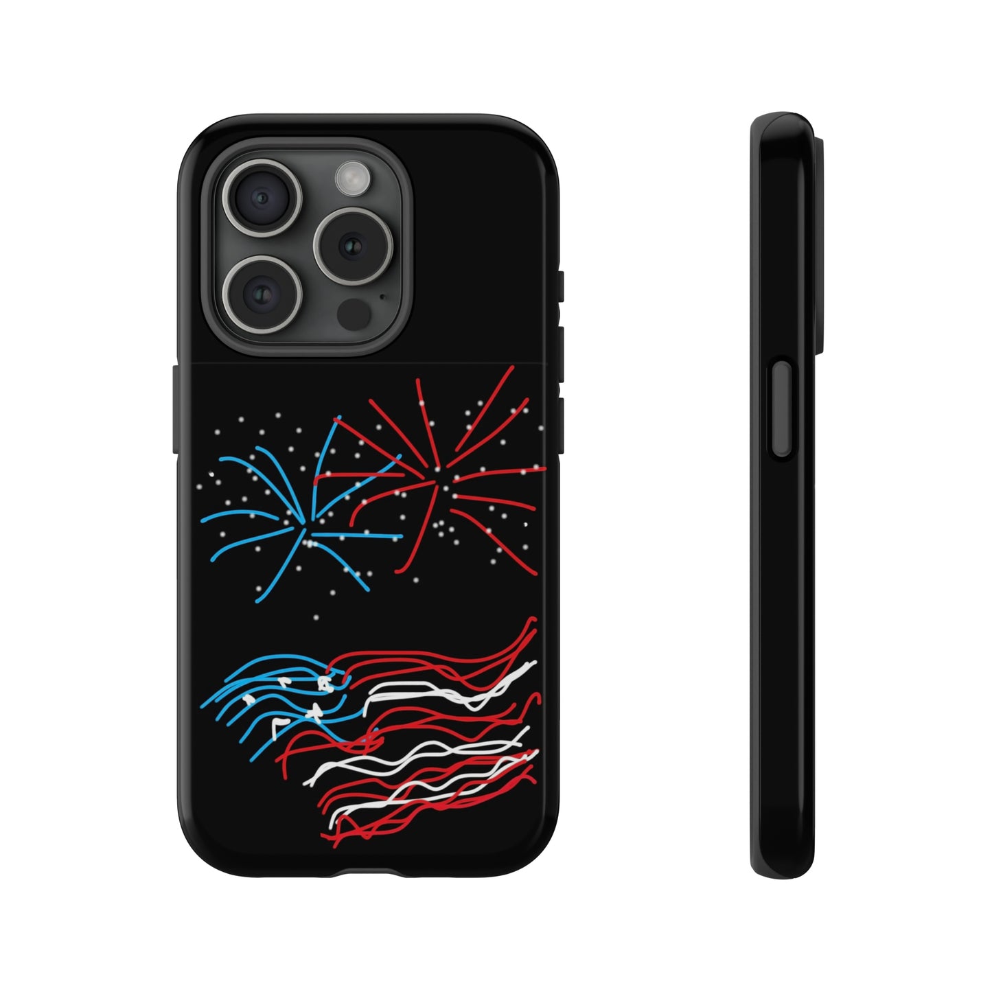 July 4th- Fireworks- Tough Cases- fits 46 phone styles