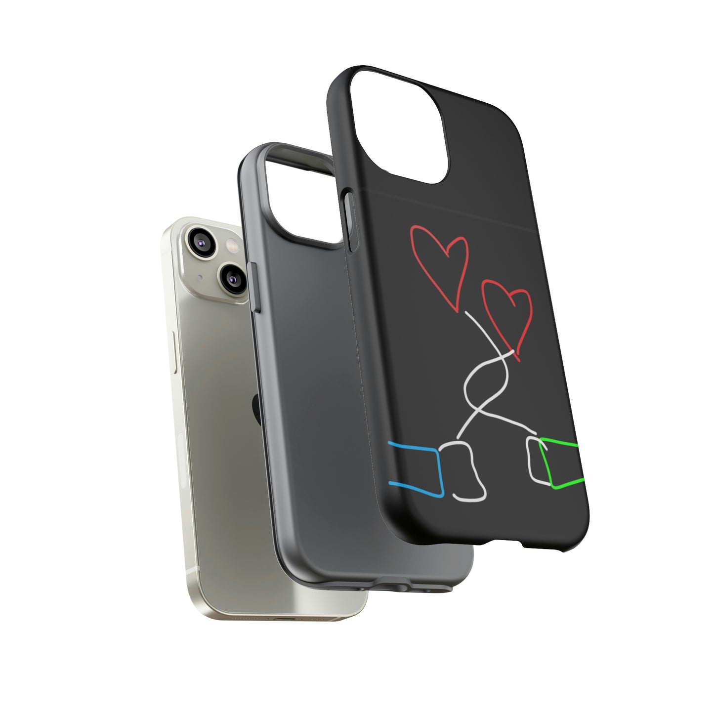 Tangled Hearts- Tough Cases- 41 Phone Styles