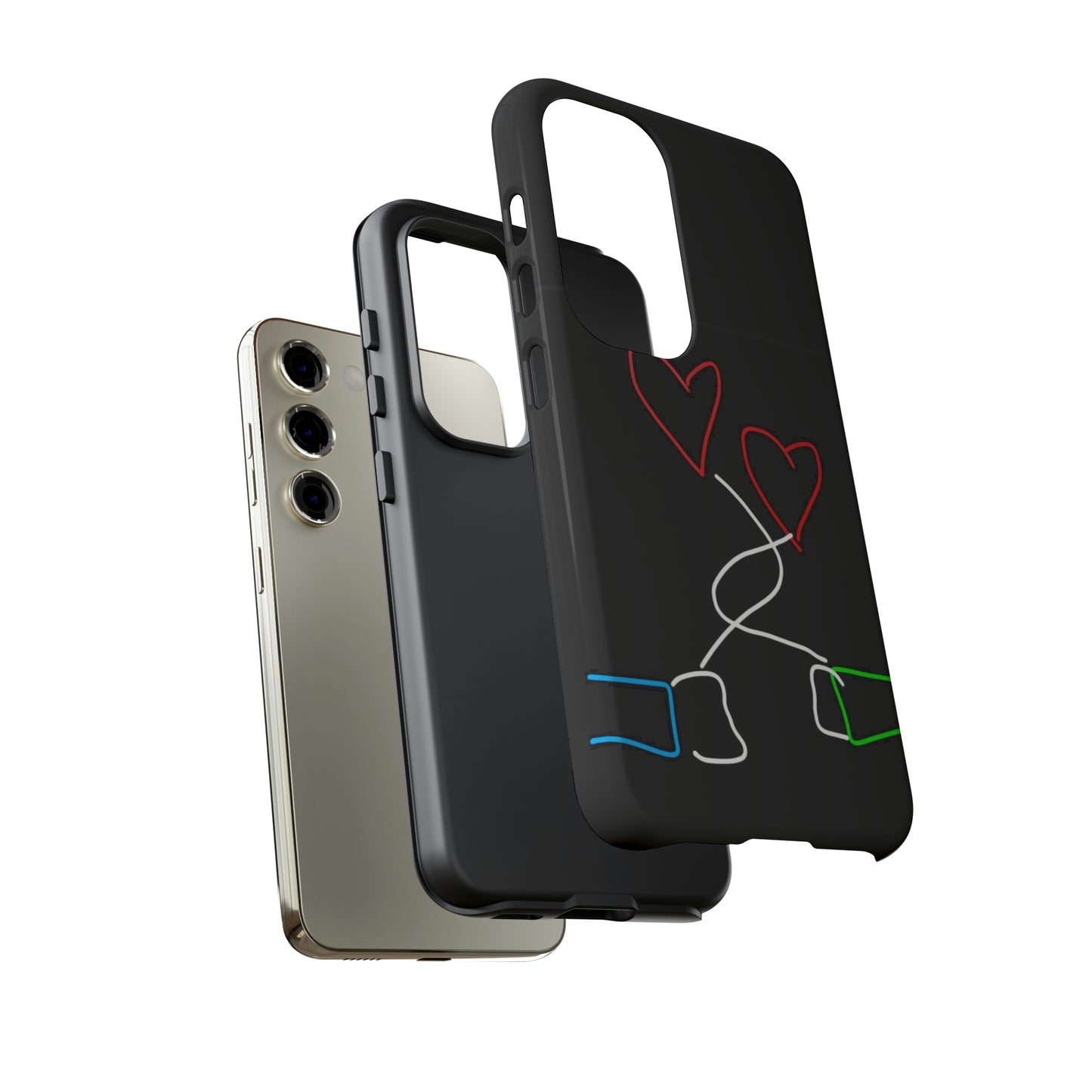 Tangled Hearts- Tough Cases- 41 Phone Styles