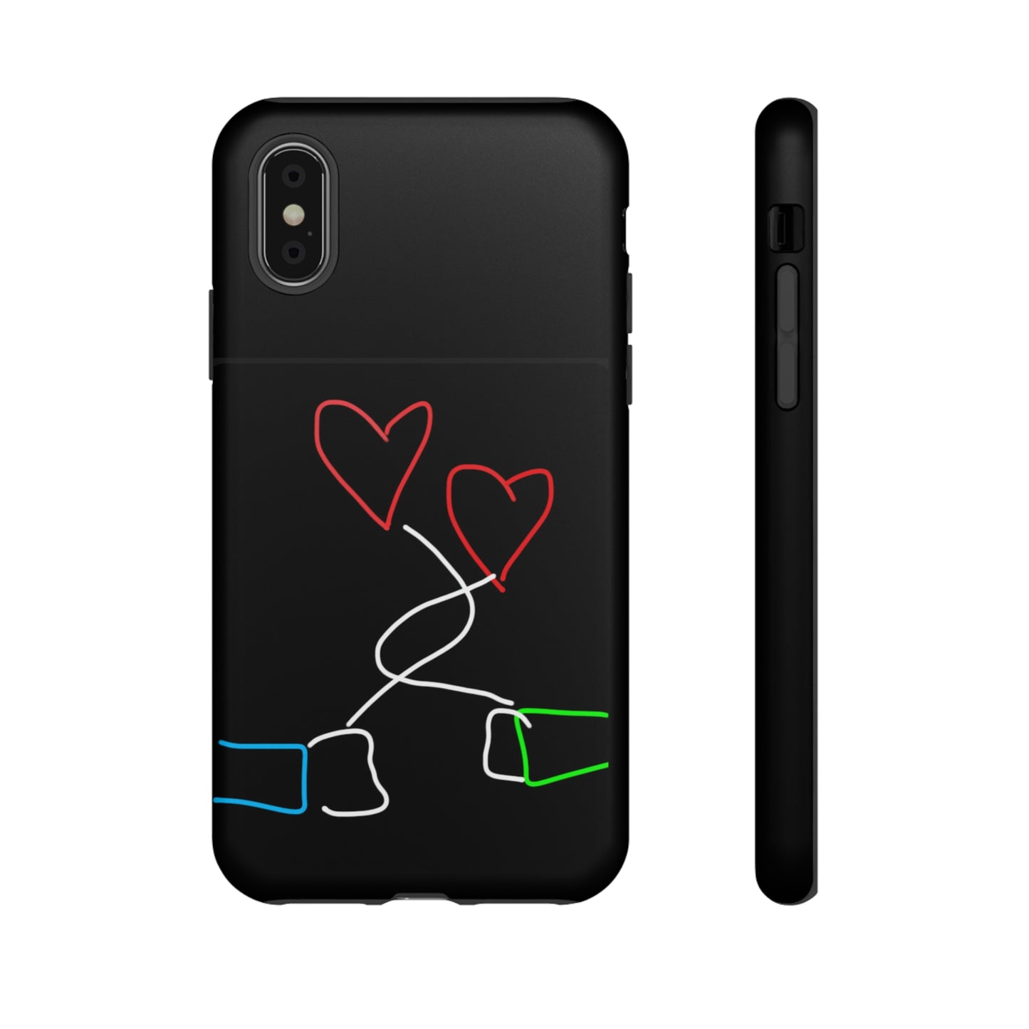 Tangled Hearts- Tough Cases- 41 Phone Styles