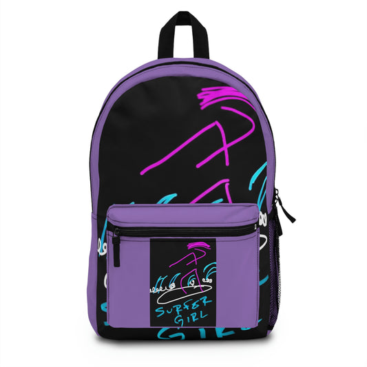 Surfer Girl- Backpack- purple