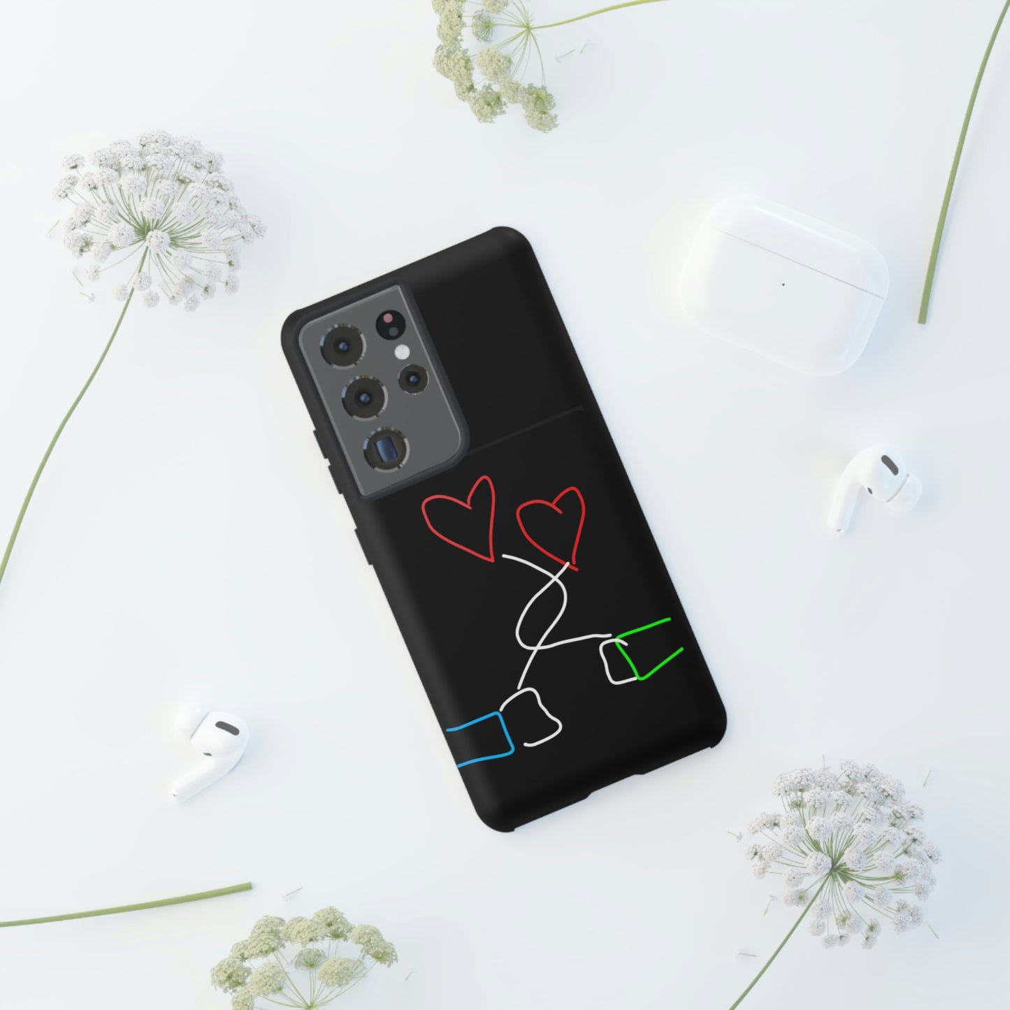 Tangled Hearts- Tough Cases- 41 Phone Styles