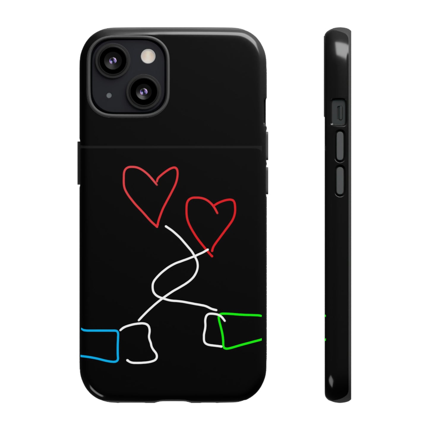 Tangled Hearts- Tough Cases- 41 Phone Styles