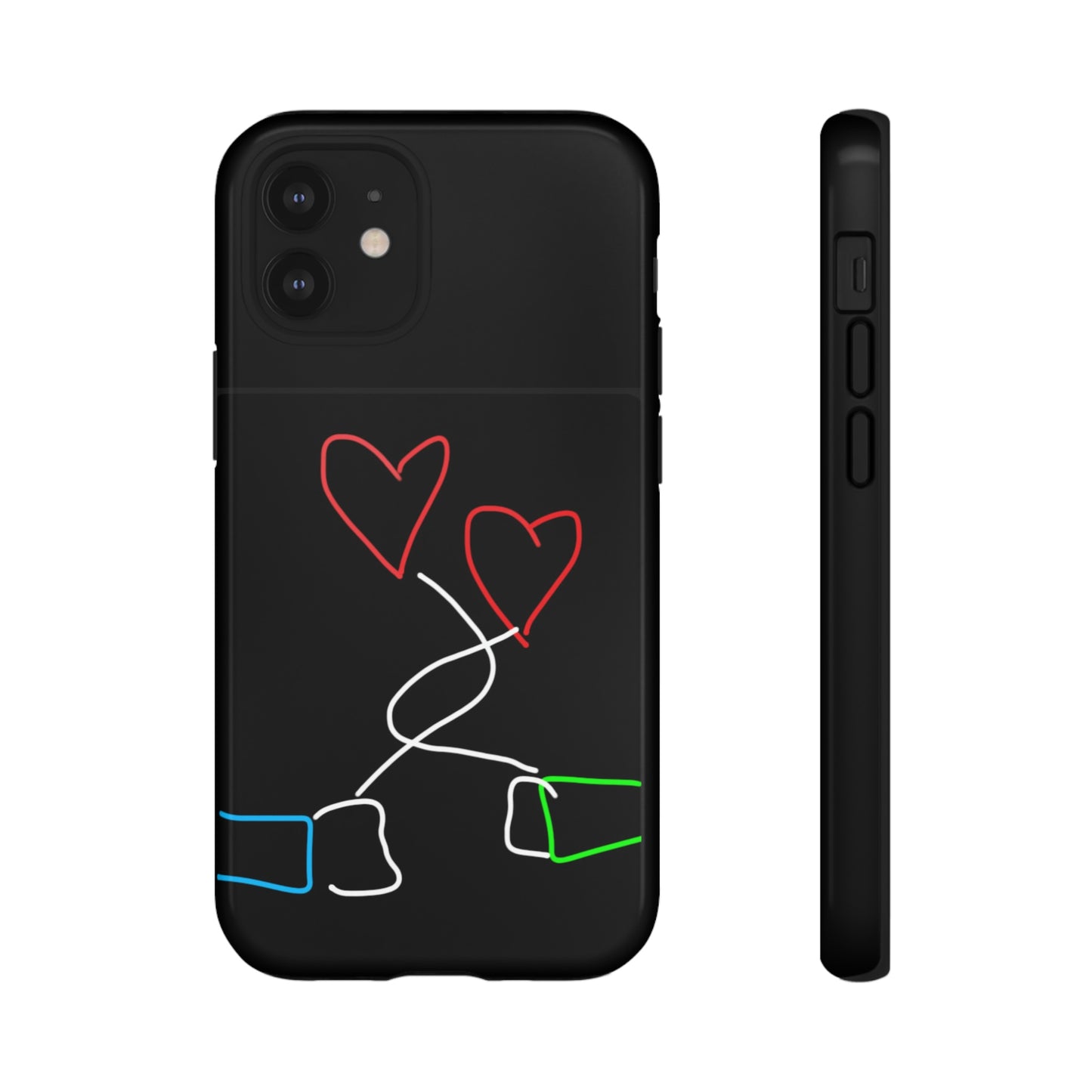 Tangled Hearts- Tough Cases- 41 Phone Styles