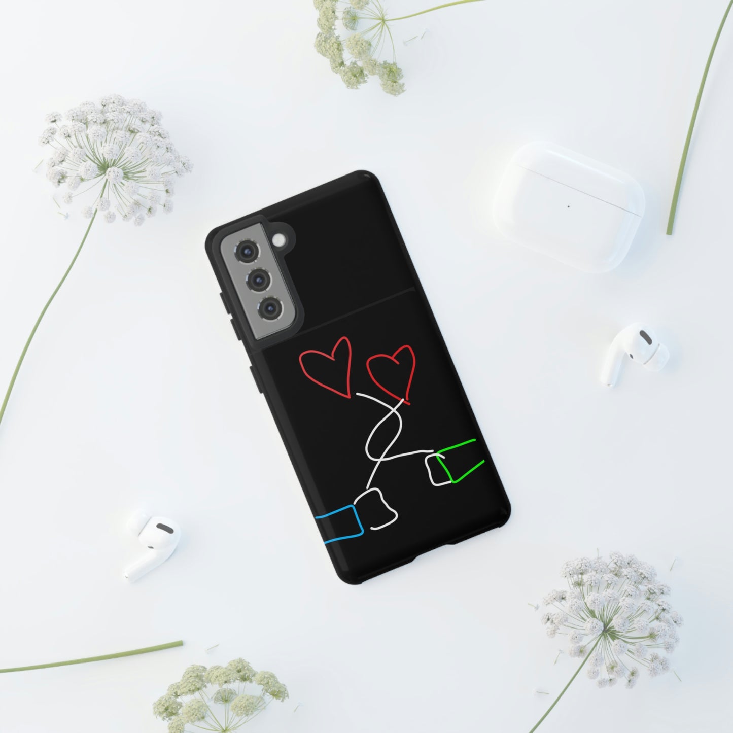 Tangled Hearts- Tough Cases- 41 Phone Styles