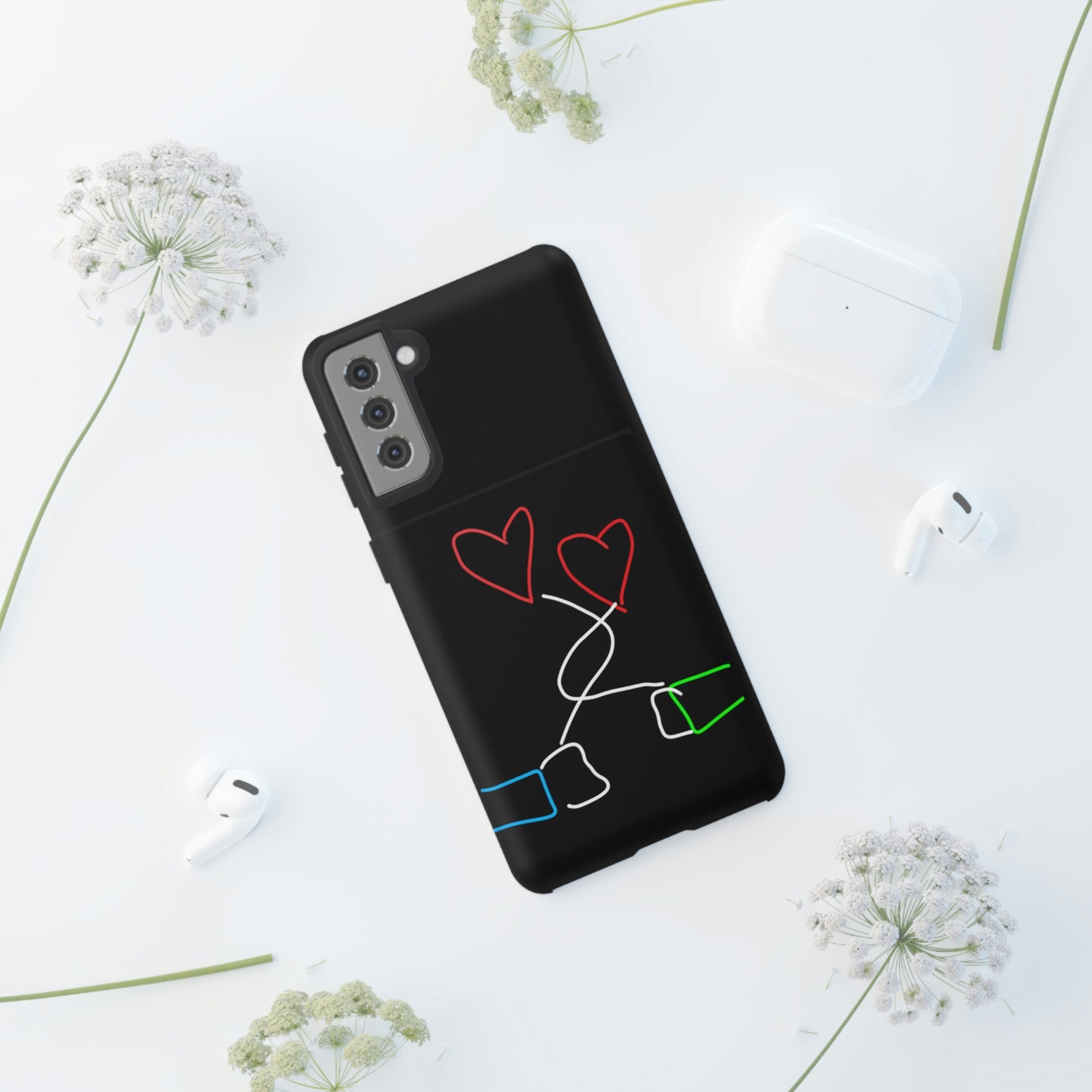 Tangled Hearts- Tough Cases- 41 Phone Styles