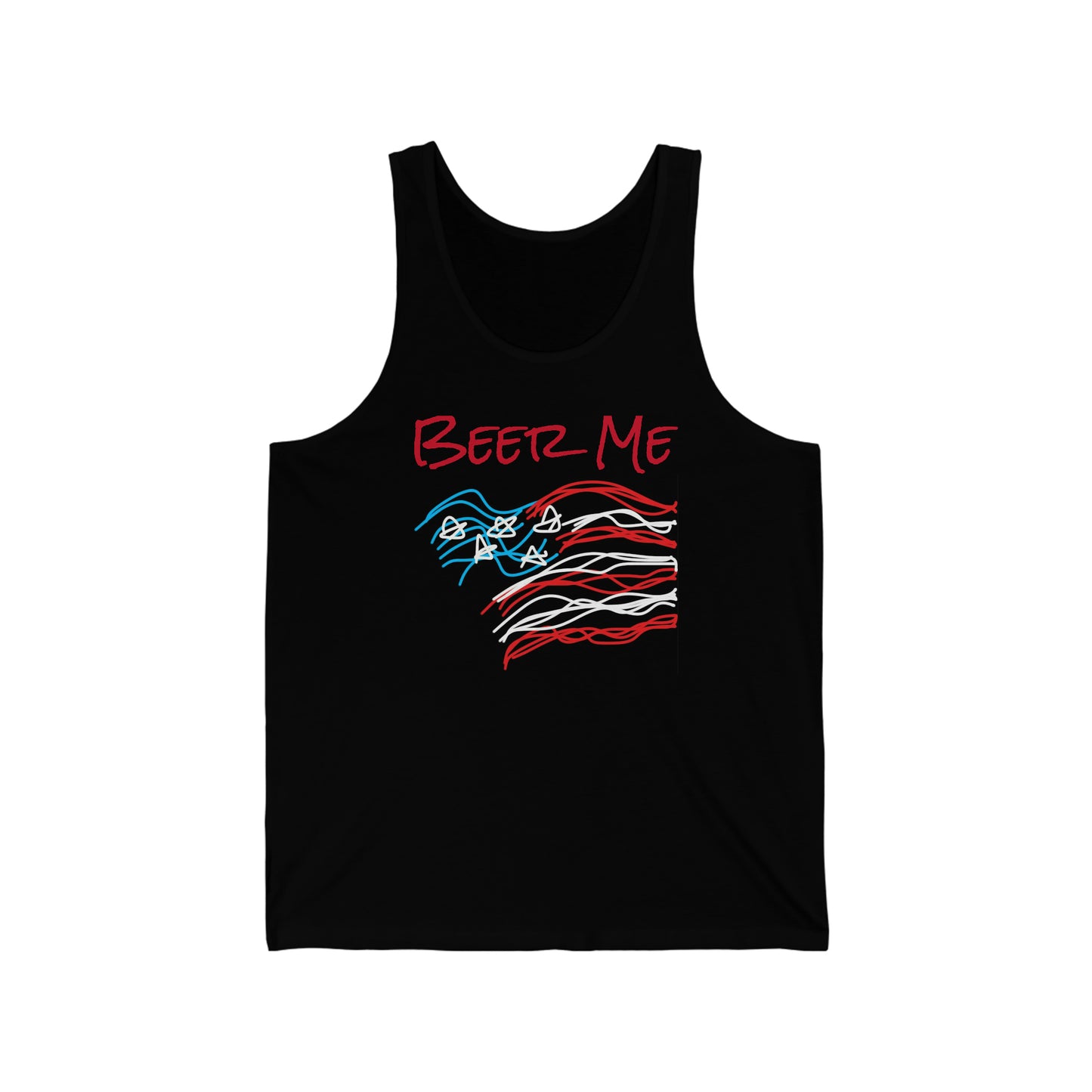 July 4th- Old Glory- Men's/Unisex Jersey Tank