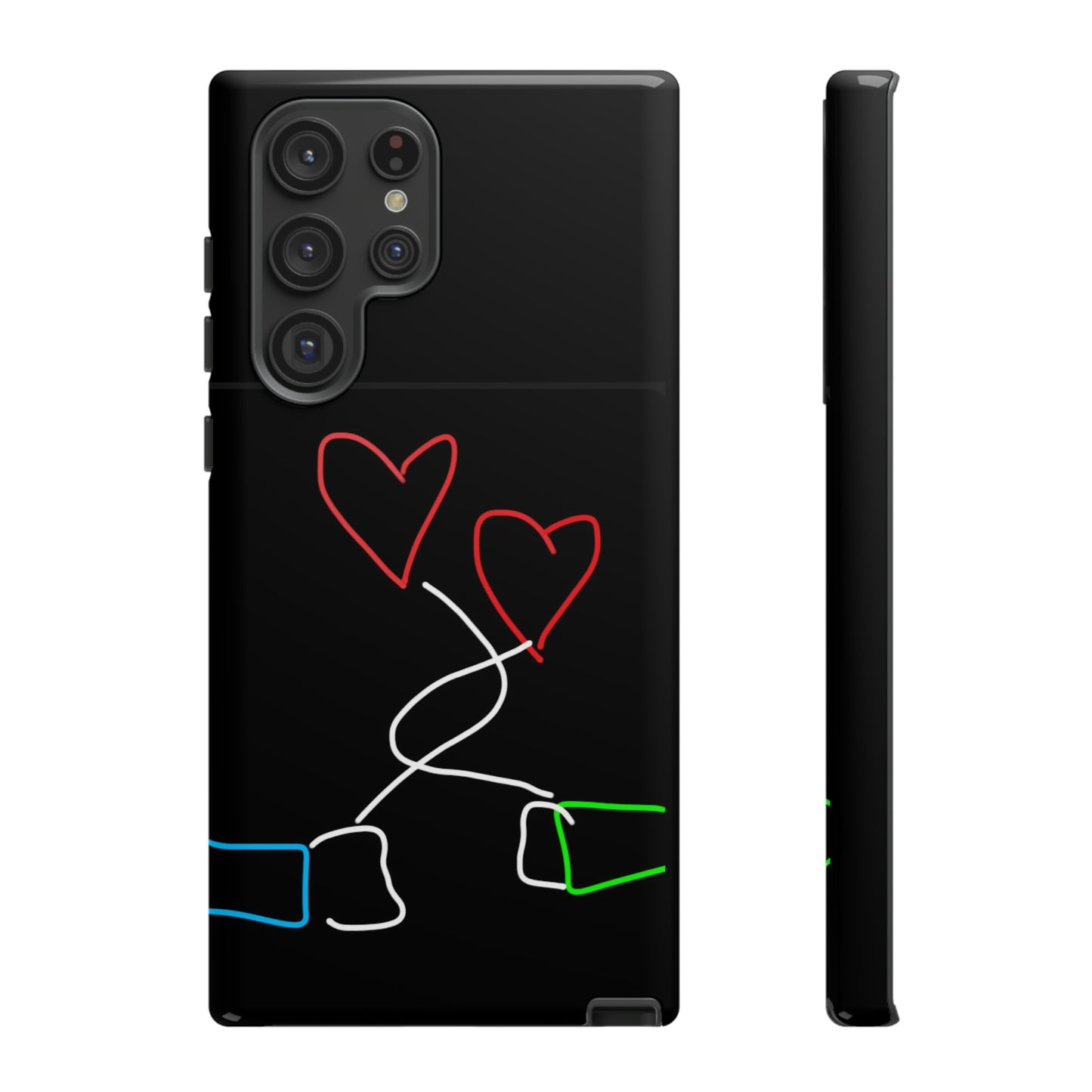 Tangled Hearts- Tough Cases- 41 Phone Styles