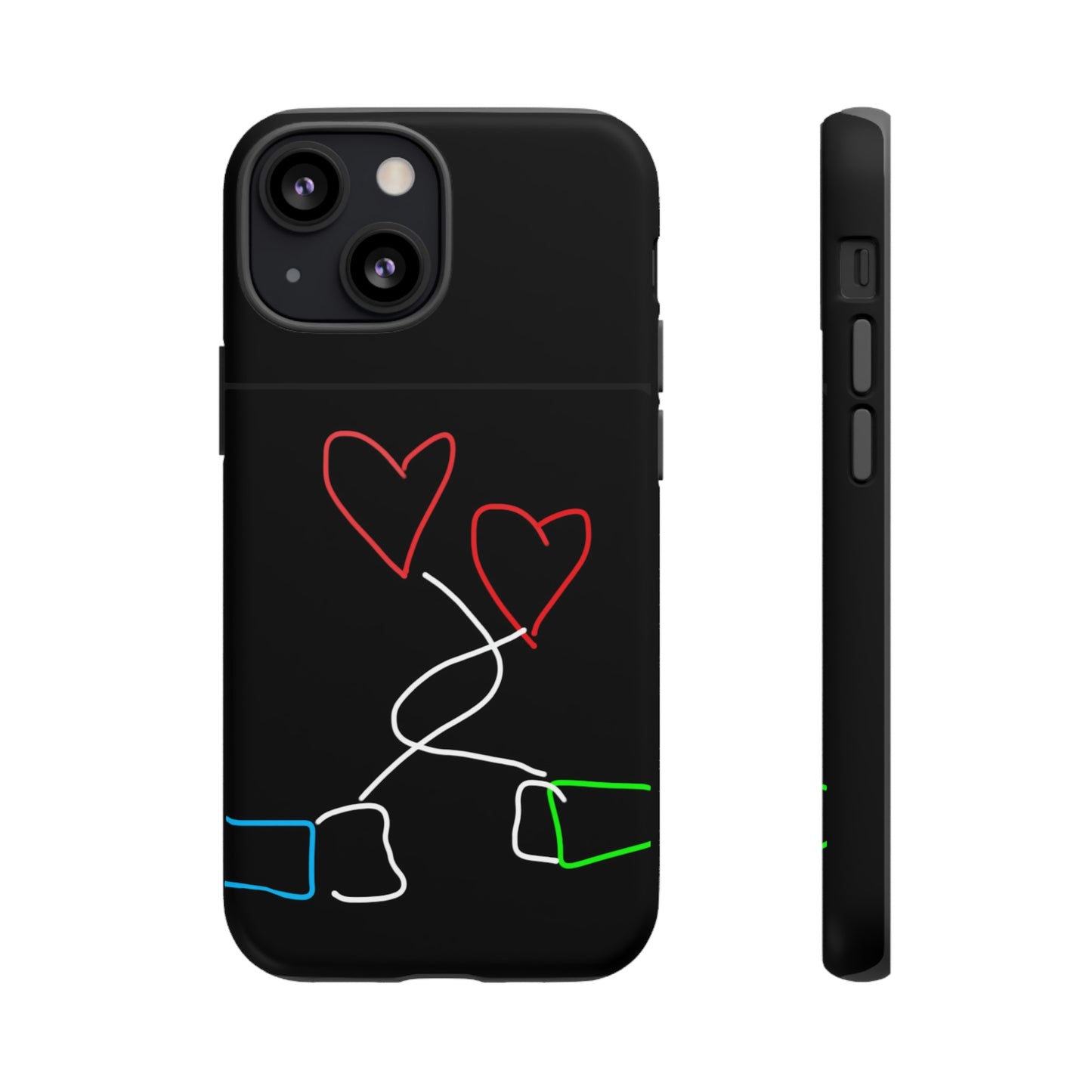 Tangled Hearts- Tough Cases- 41 Phone Styles