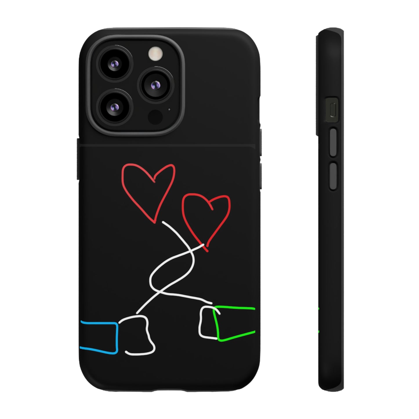 Tangled Hearts- Tough Cases- 41 Phone Styles