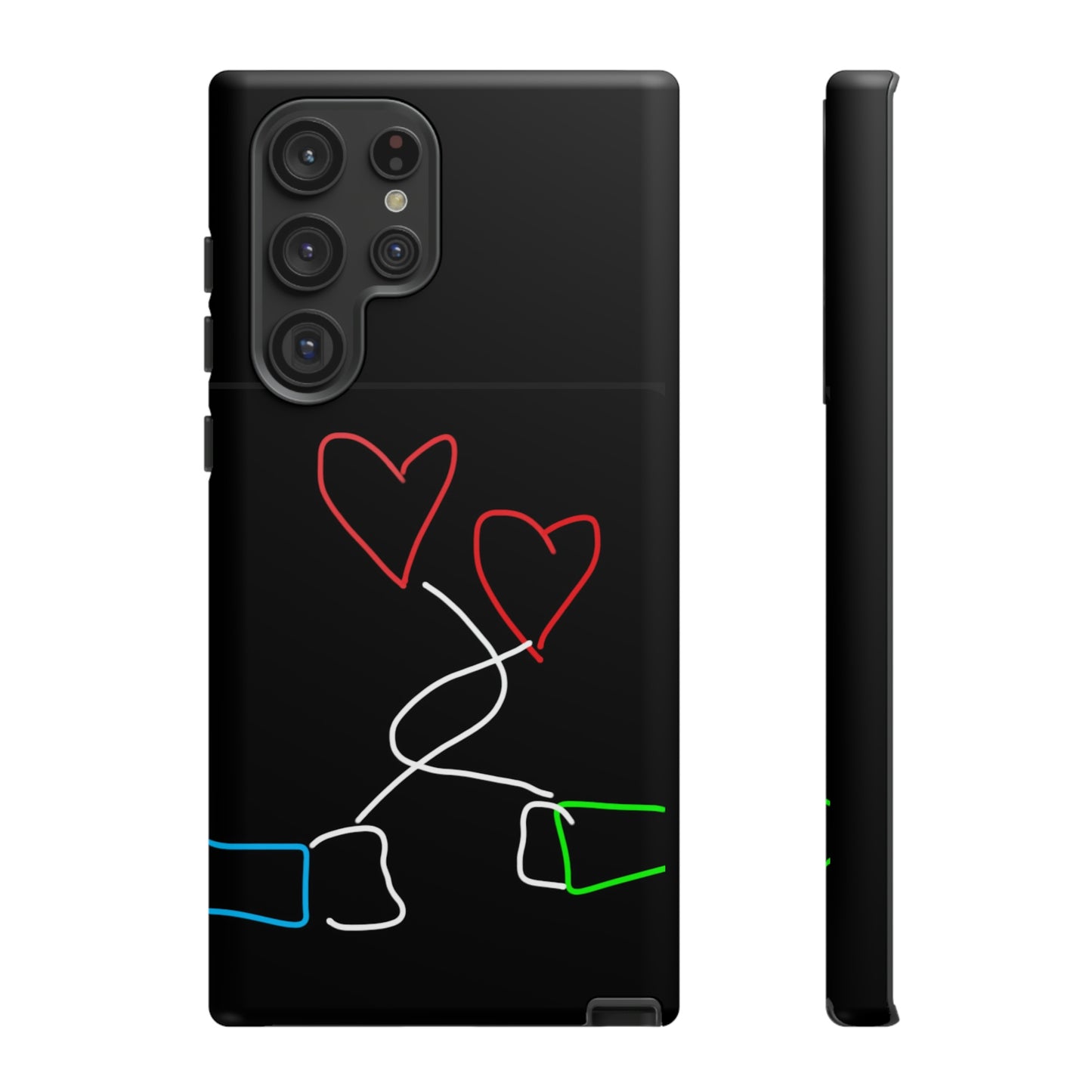 Tangled Hearts- Tough Cases- 41 Phone Styles