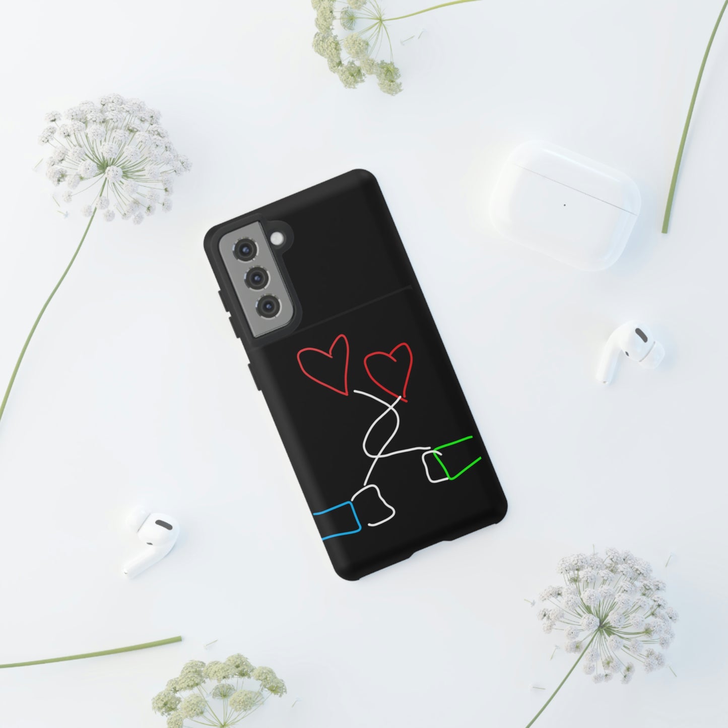 Tangled Hearts- Tough Cases- 41 Phone Styles