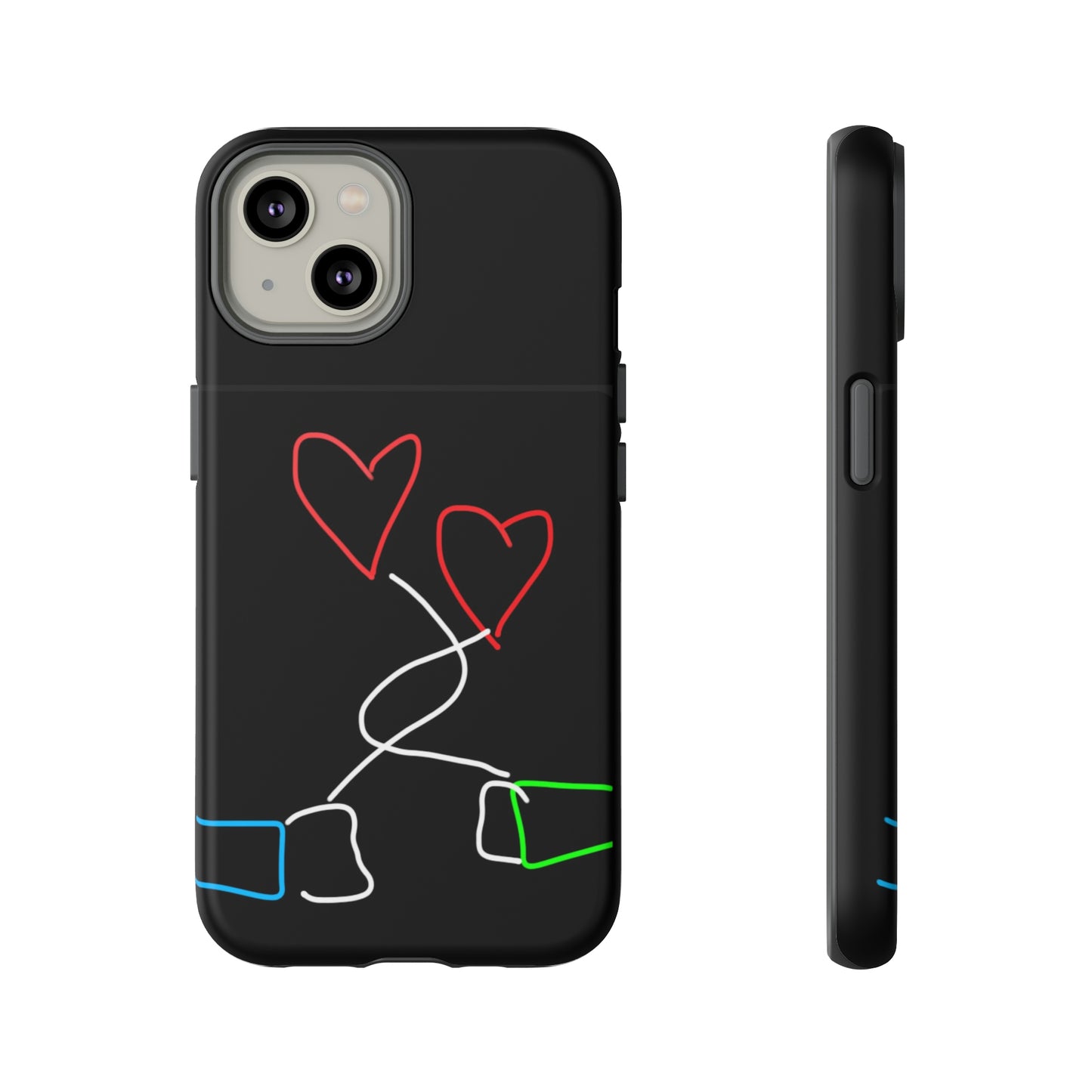 Tangled Hearts- Tough Cases- 41 Phone Styles