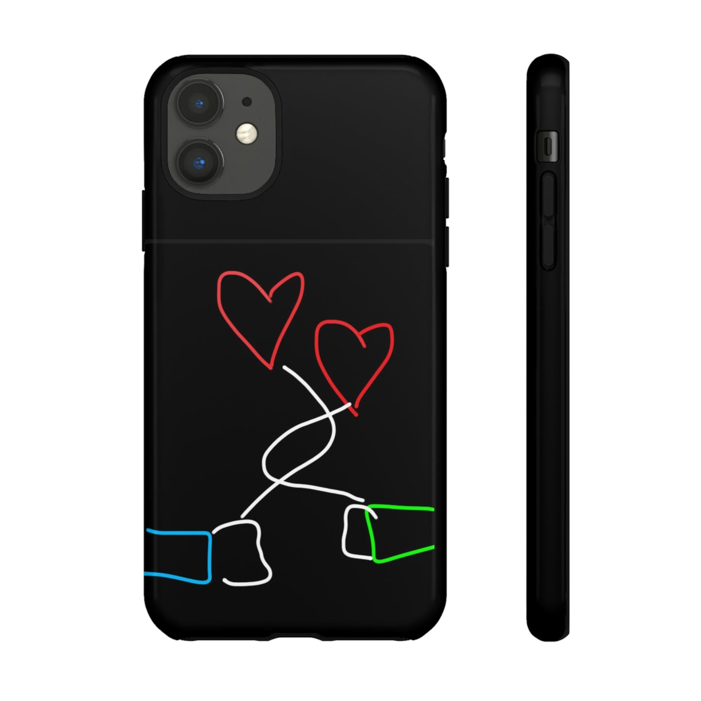 Tangled Hearts- Tough Cases- 41 Phone Styles