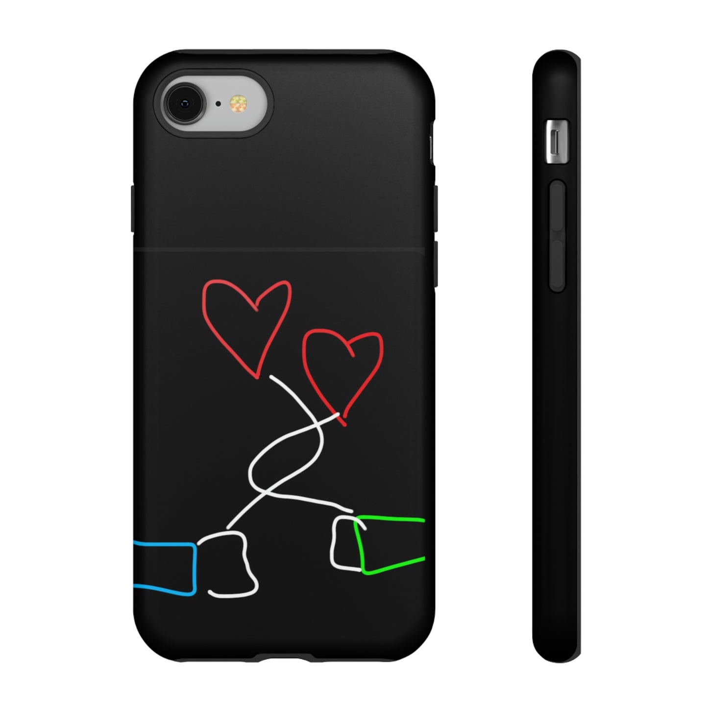 Tangled Hearts- Tough Cases- 41 Phone Styles