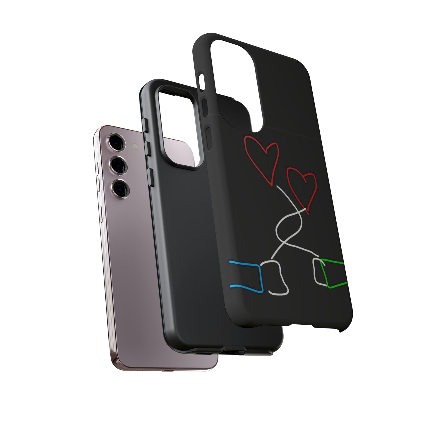 Tangled Hearts- Tough Cases- 41 Phone Styles