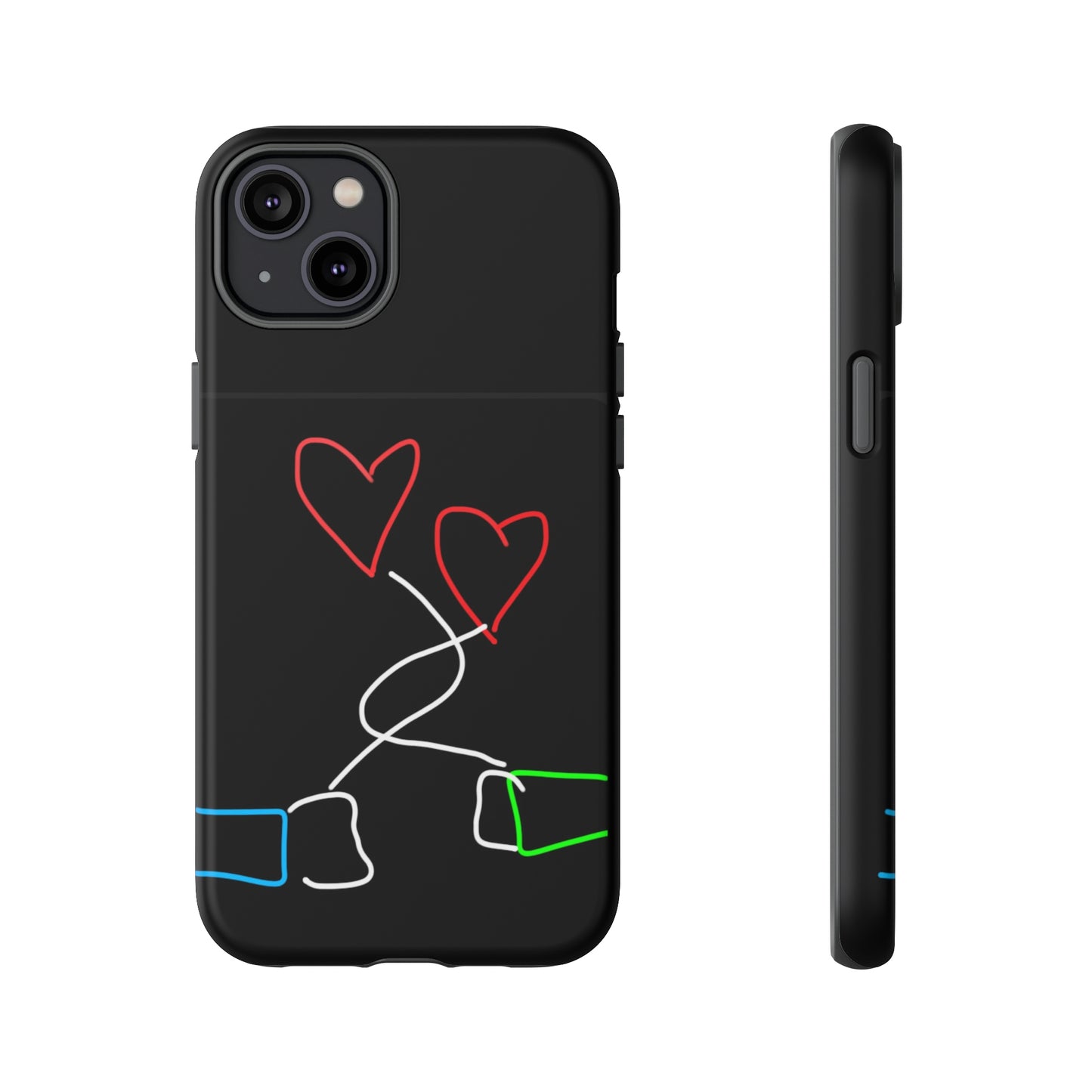 Tangled Hearts- Tough Cases- 41 Phone Styles