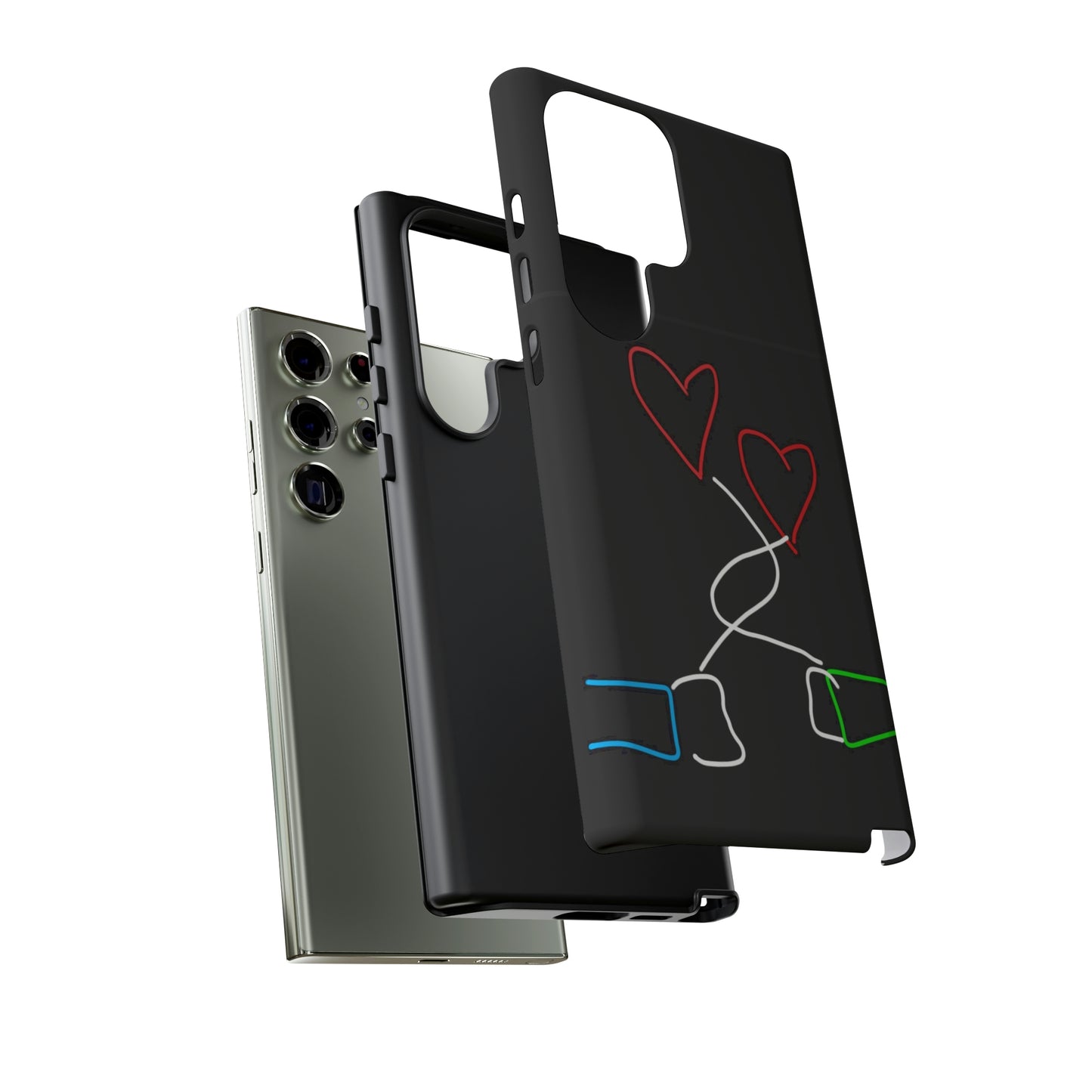 Tangled Hearts- Tough Cases- 41 Phone Styles