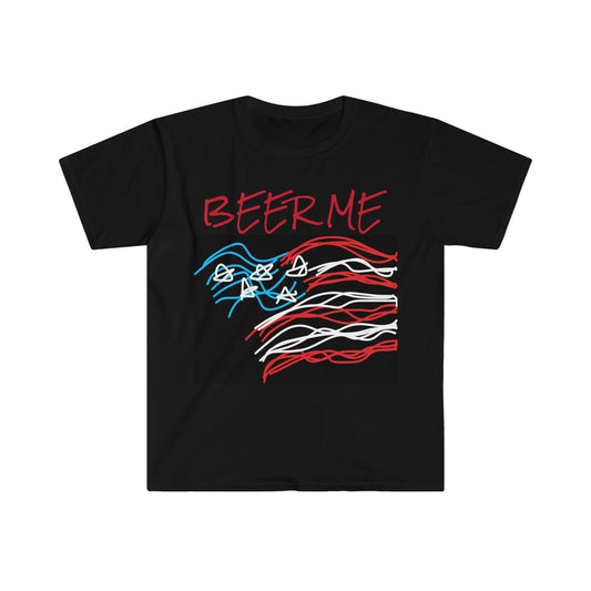 July 4th- Old Glory- Men's/Unisex Softstyle T-Shirt