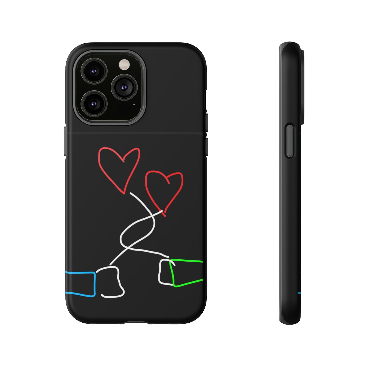 Tangled Hearts- Tough Cases- 41 Phone Styles