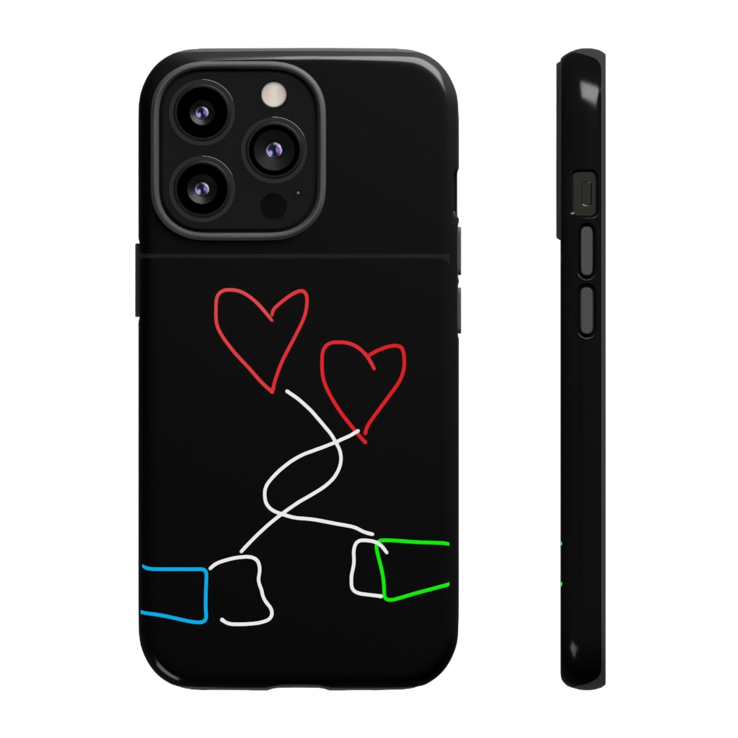 Tangled Hearts- Tough Cases- 41 Phone Styles