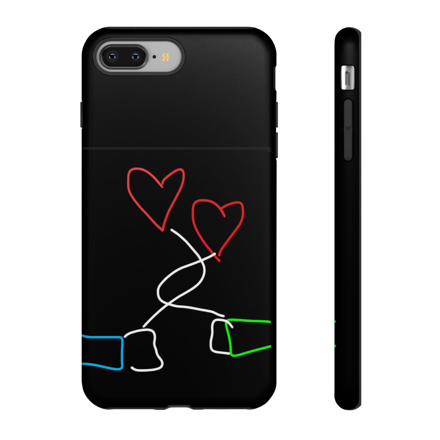 Tangled Hearts- Tough Cases- 41 Phone Styles