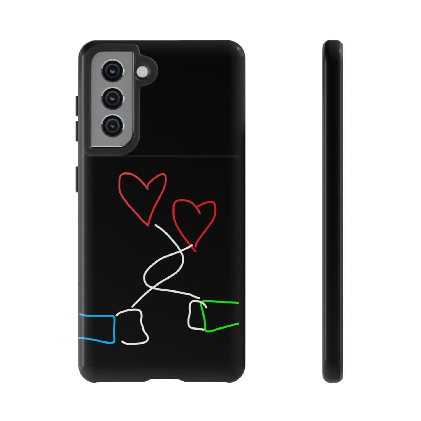 Tangled Hearts- Tough Cases- 41 Phone Styles