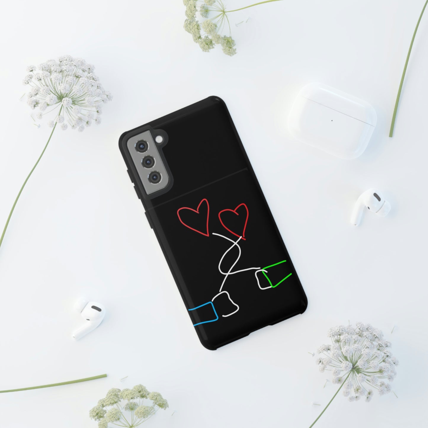 Tangled Hearts- Tough Cases- 41 Phone Styles