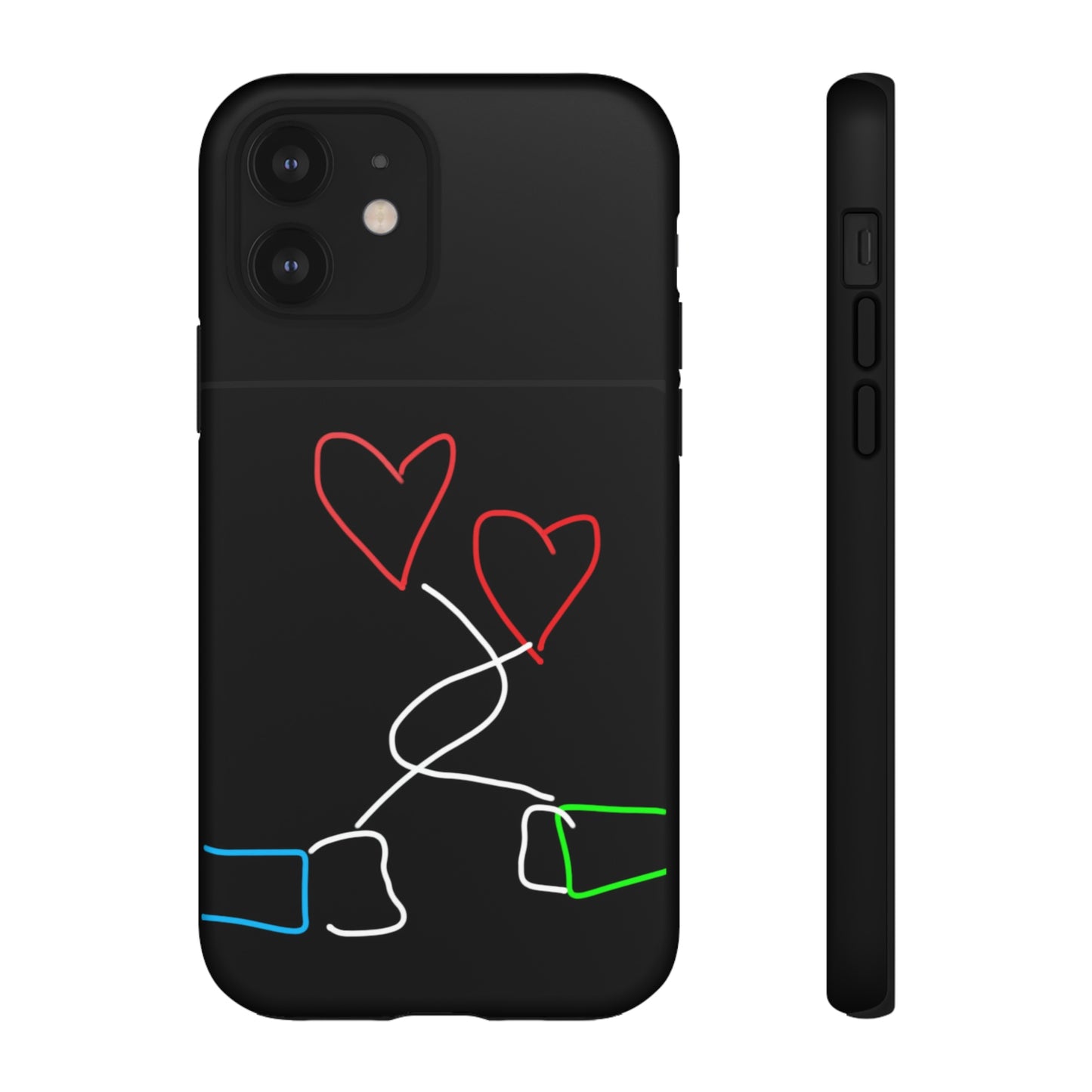Tangled Hearts- Tough Cases- 41 Phone Styles