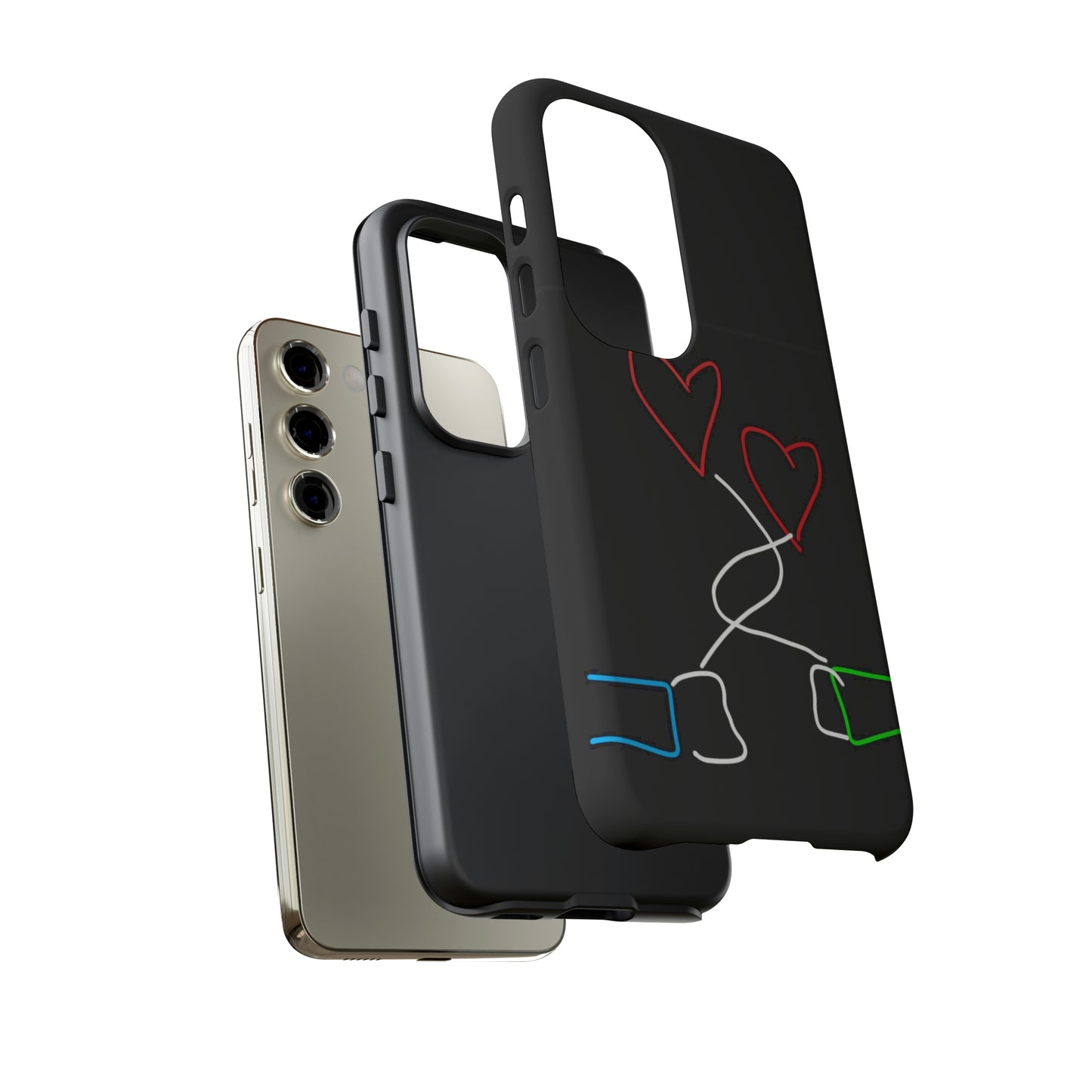 Tangled Hearts- Tough Cases- 41 Phone Styles