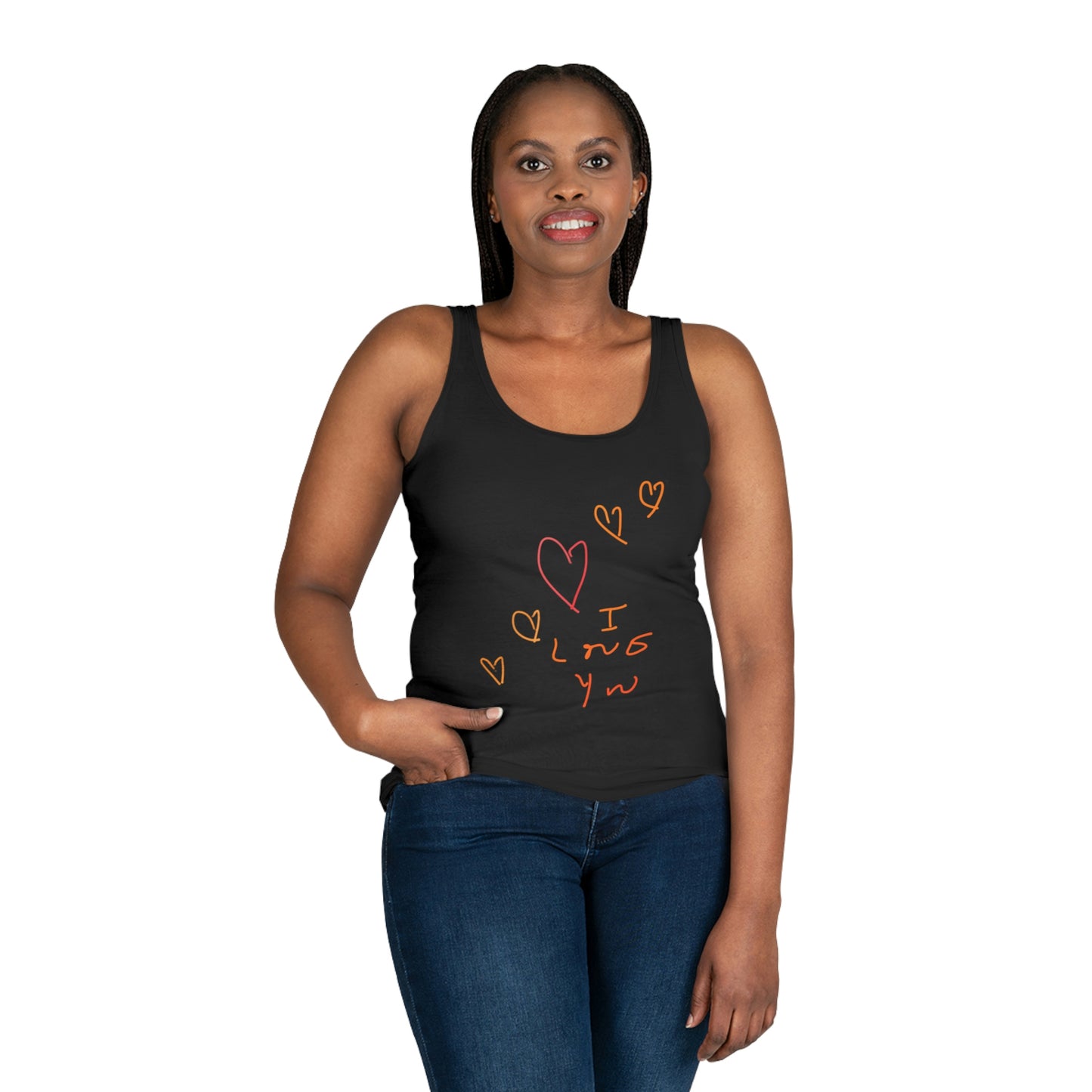 5 Hearts/I Love You- Women's Tank Top