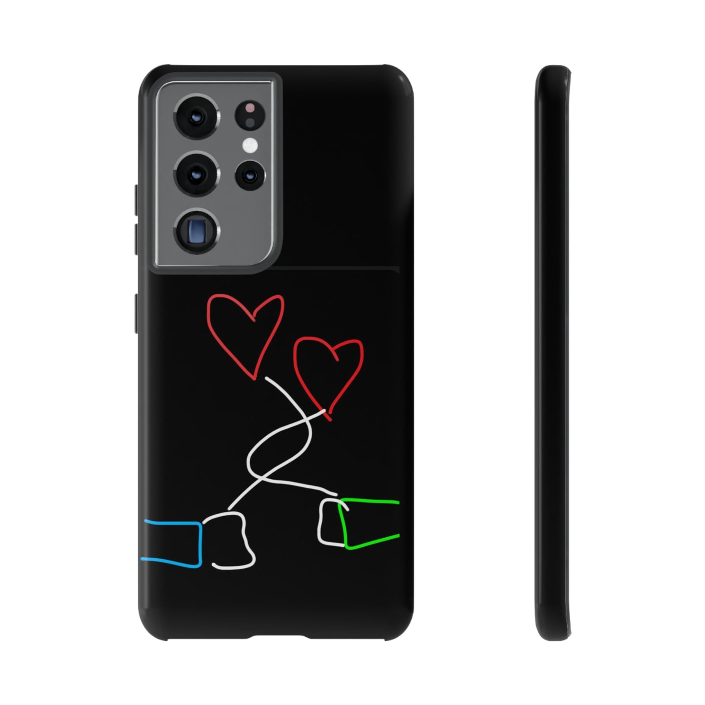 Tangled Hearts- Tough Cases- 41 Phone Styles