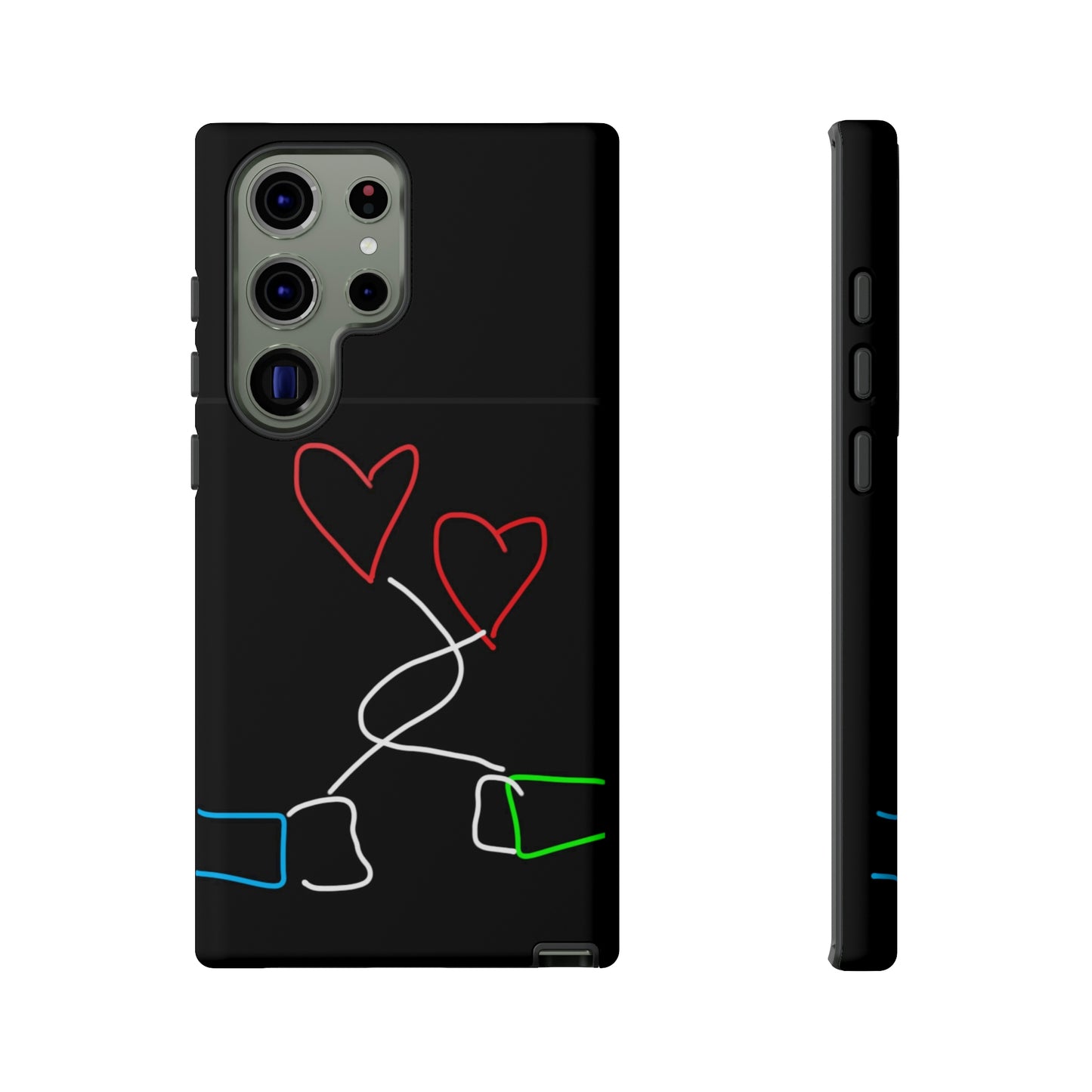 Tangled Hearts- Tough Cases- 41 Phone Styles