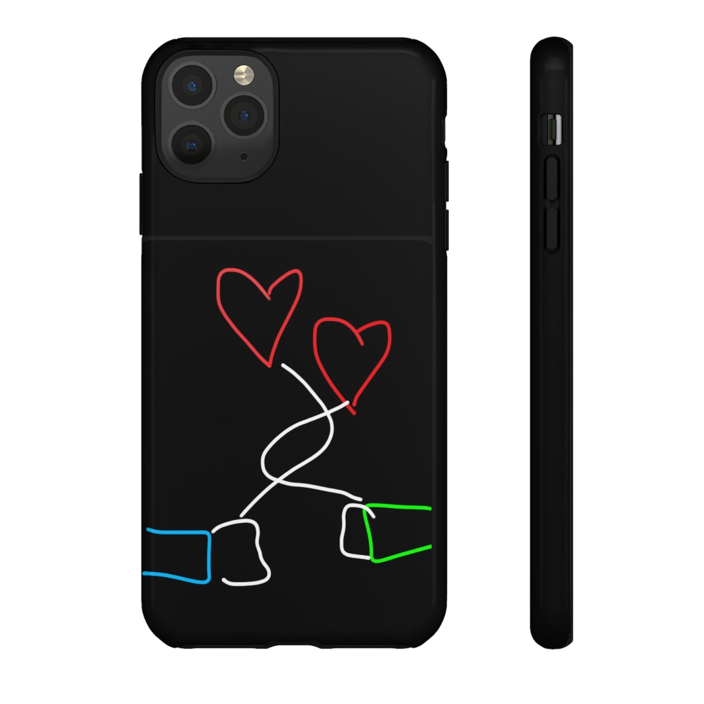 Tangled Hearts- Tough Cases- 41 Phone Styles