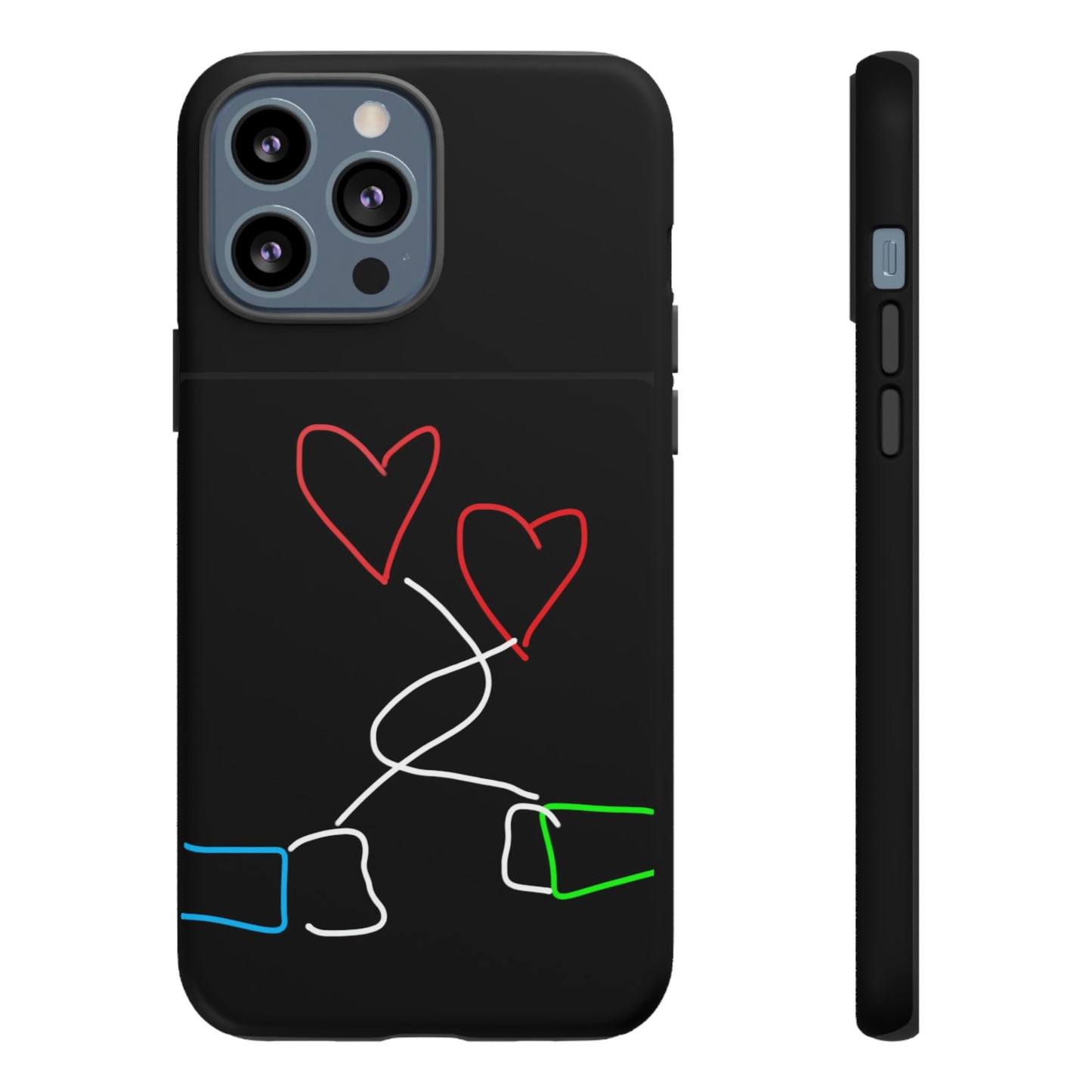 Tangled Hearts- Tough Cases- 41 Phone Styles