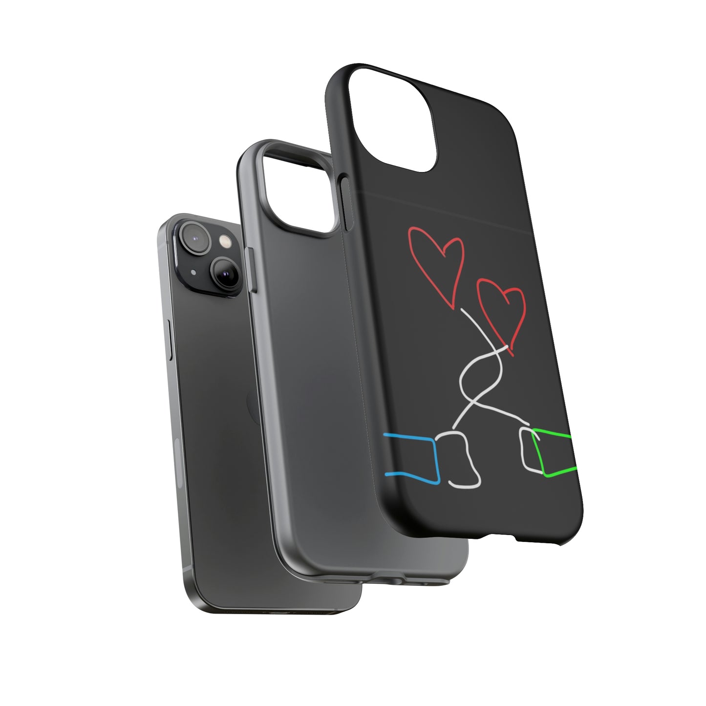 Tangled Hearts- Tough Cases- 41 Phone Styles