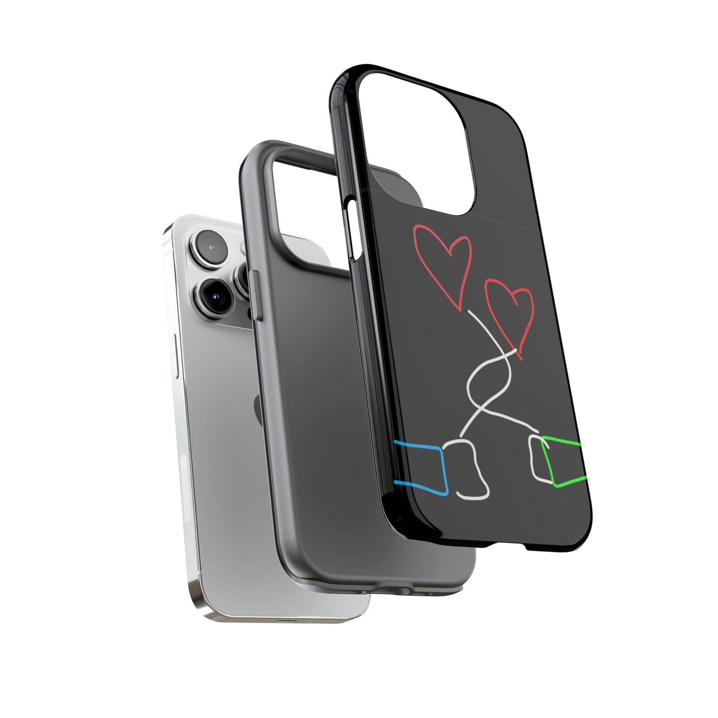 Tangled Hearts- Tough Cases- 41 Phone Styles