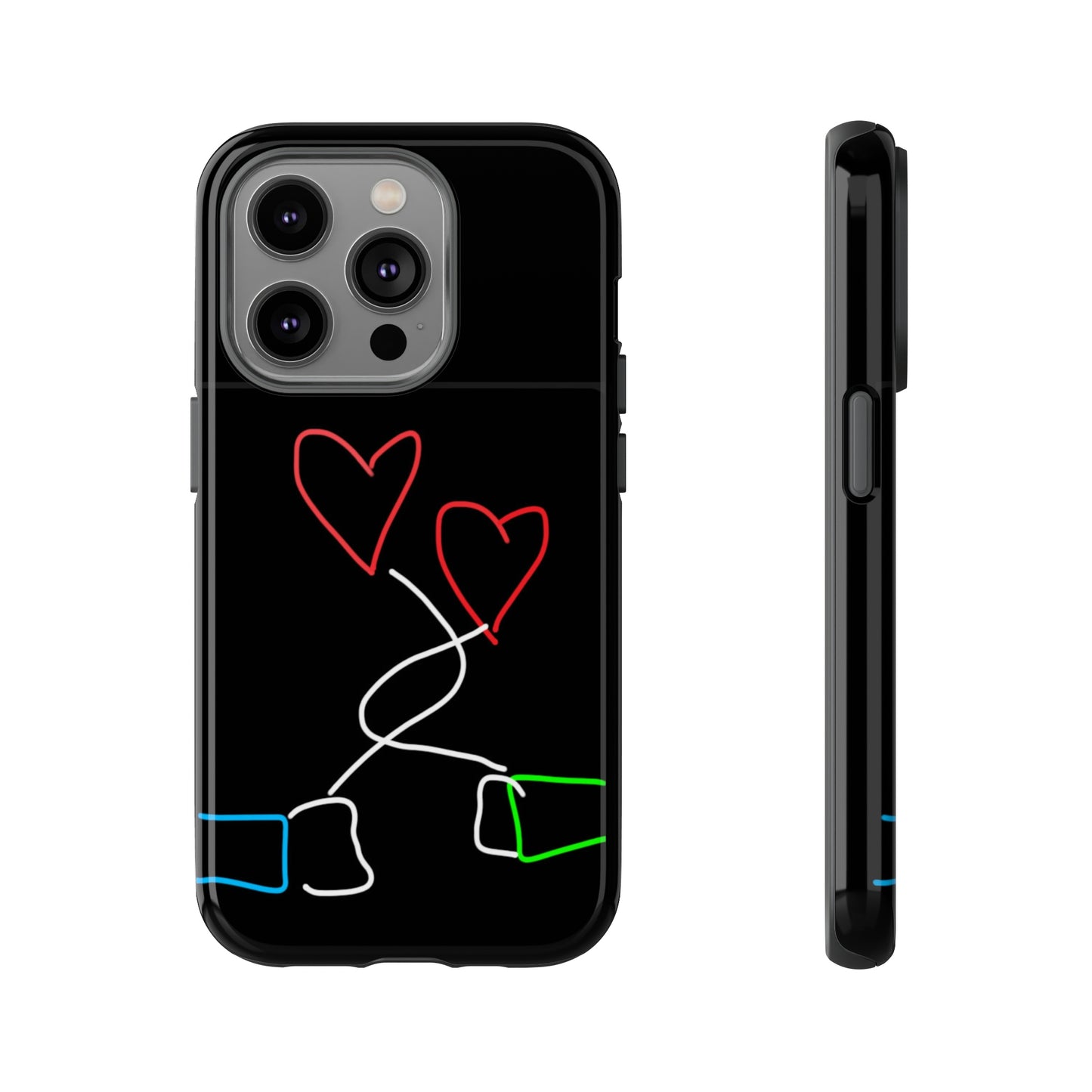 Tangled Hearts- Tough Cases- 41 Phone Styles