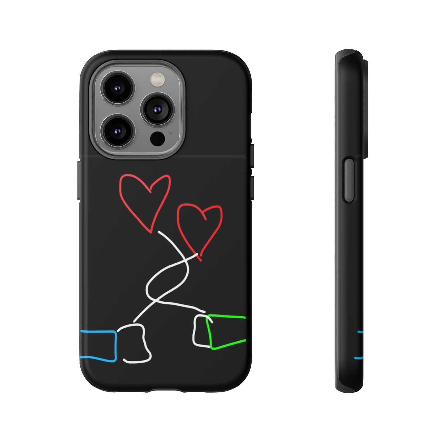 Tangled Hearts- Tough Cases- 41 Phone Styles
