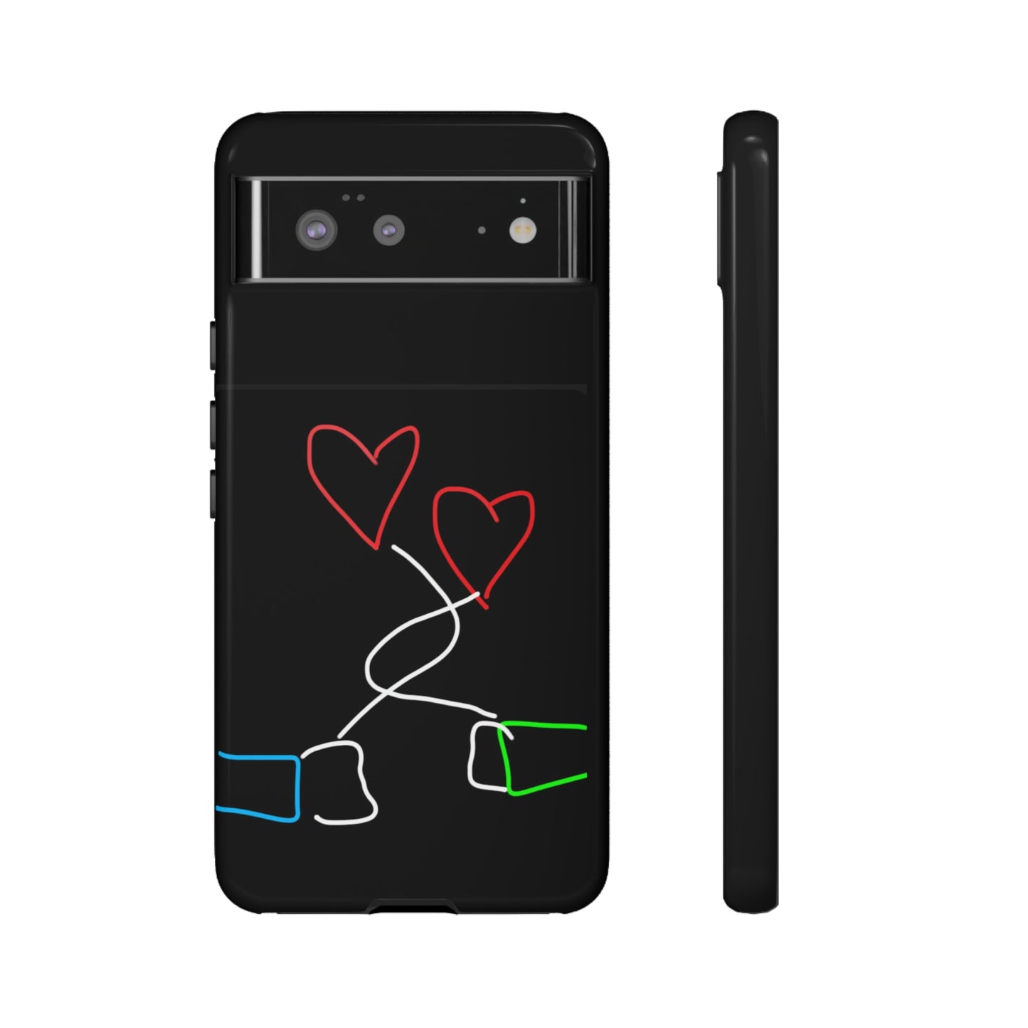 Tangled Hearts- Tough Cases- 41 Phone Styles